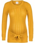 Pull jaune Mamalicious - en fin tricot - Mamalicious