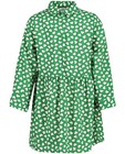 Kleedjes - Groen jurkje met hartjesprint