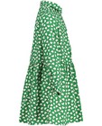 Kleedjes - Groen jurkje met hartjesprint