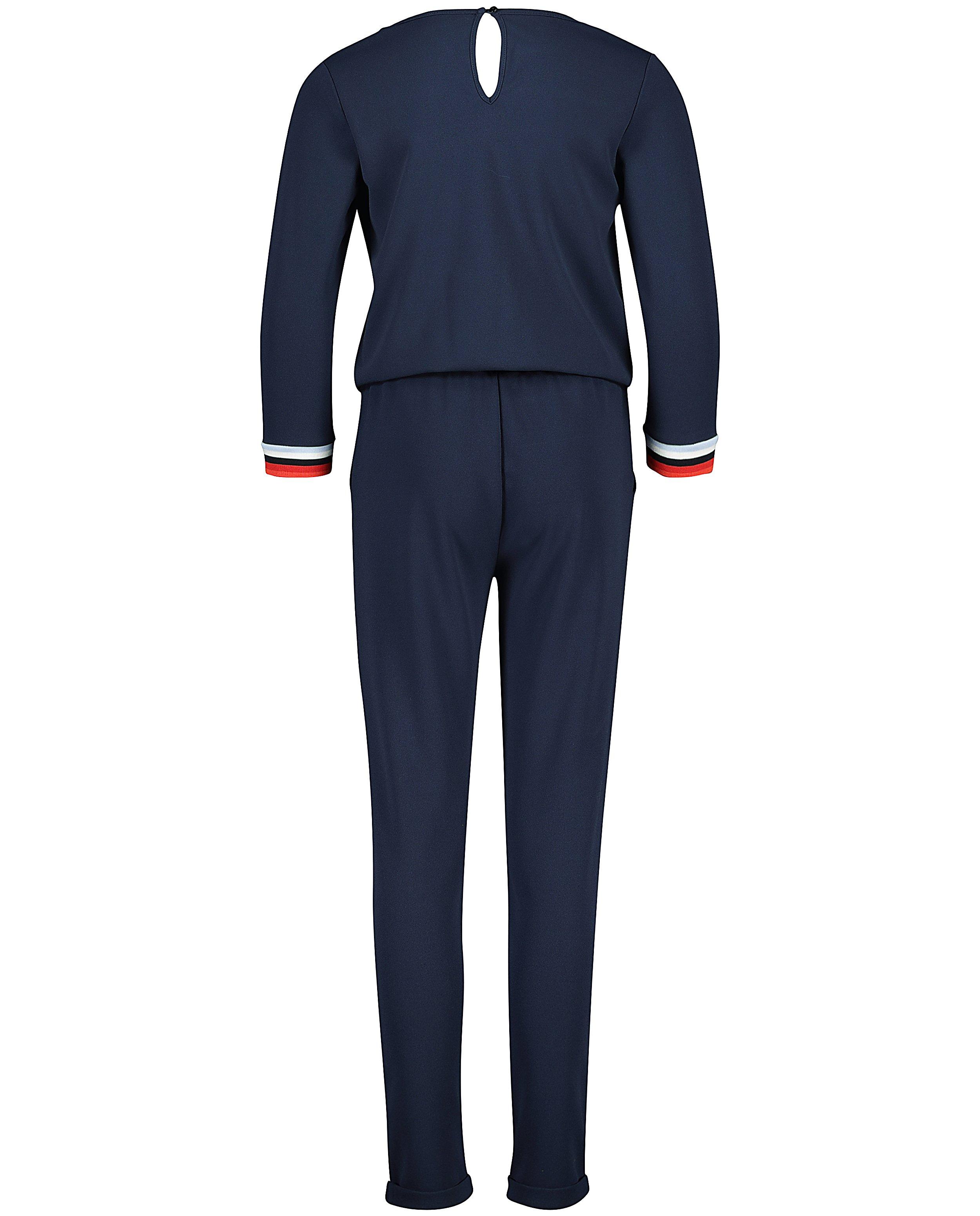 Jumpsuits - Donkerblauwe jumpsuit met strepen