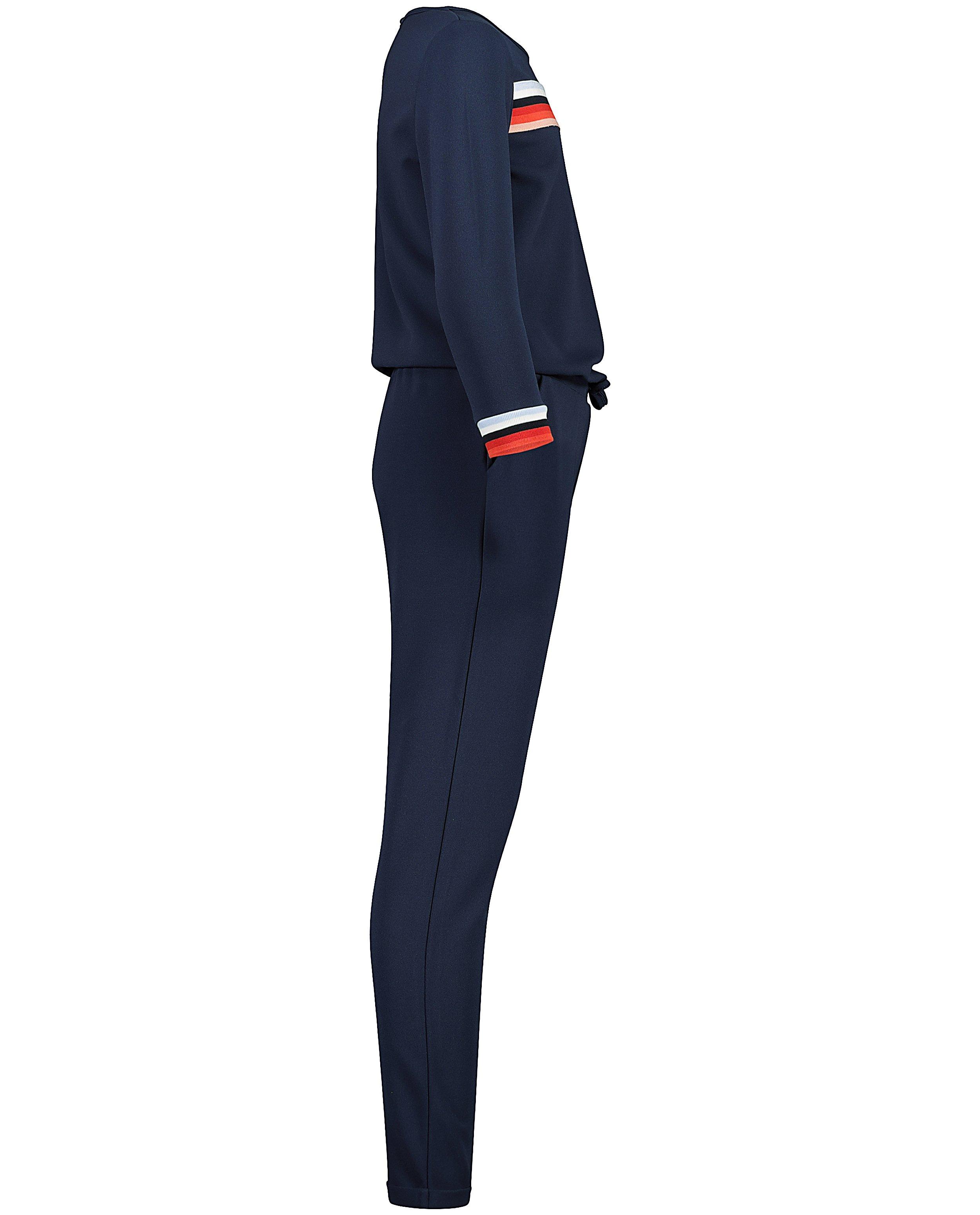 Jumpsuits - Donkerblauwe jumpsuit met strepen