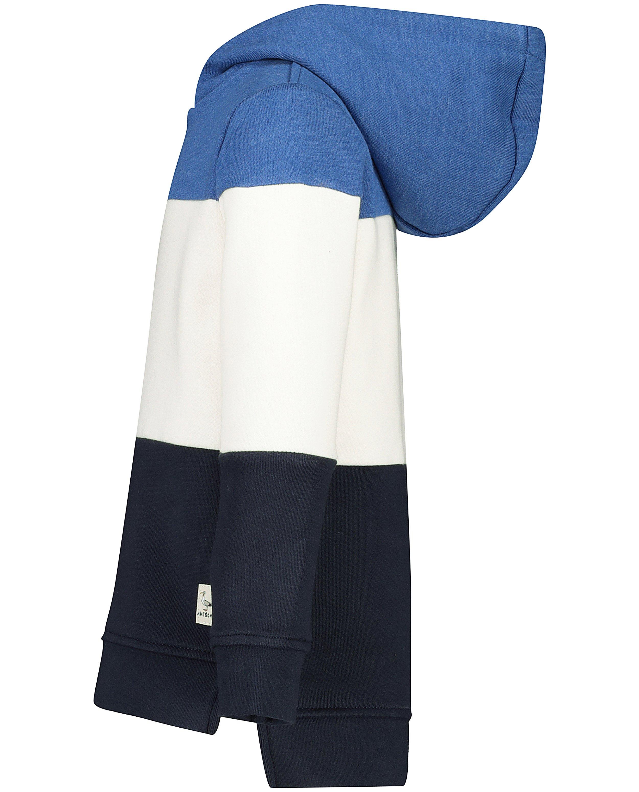 Sweats - Hoodie bleu et blanc Vic le Viking