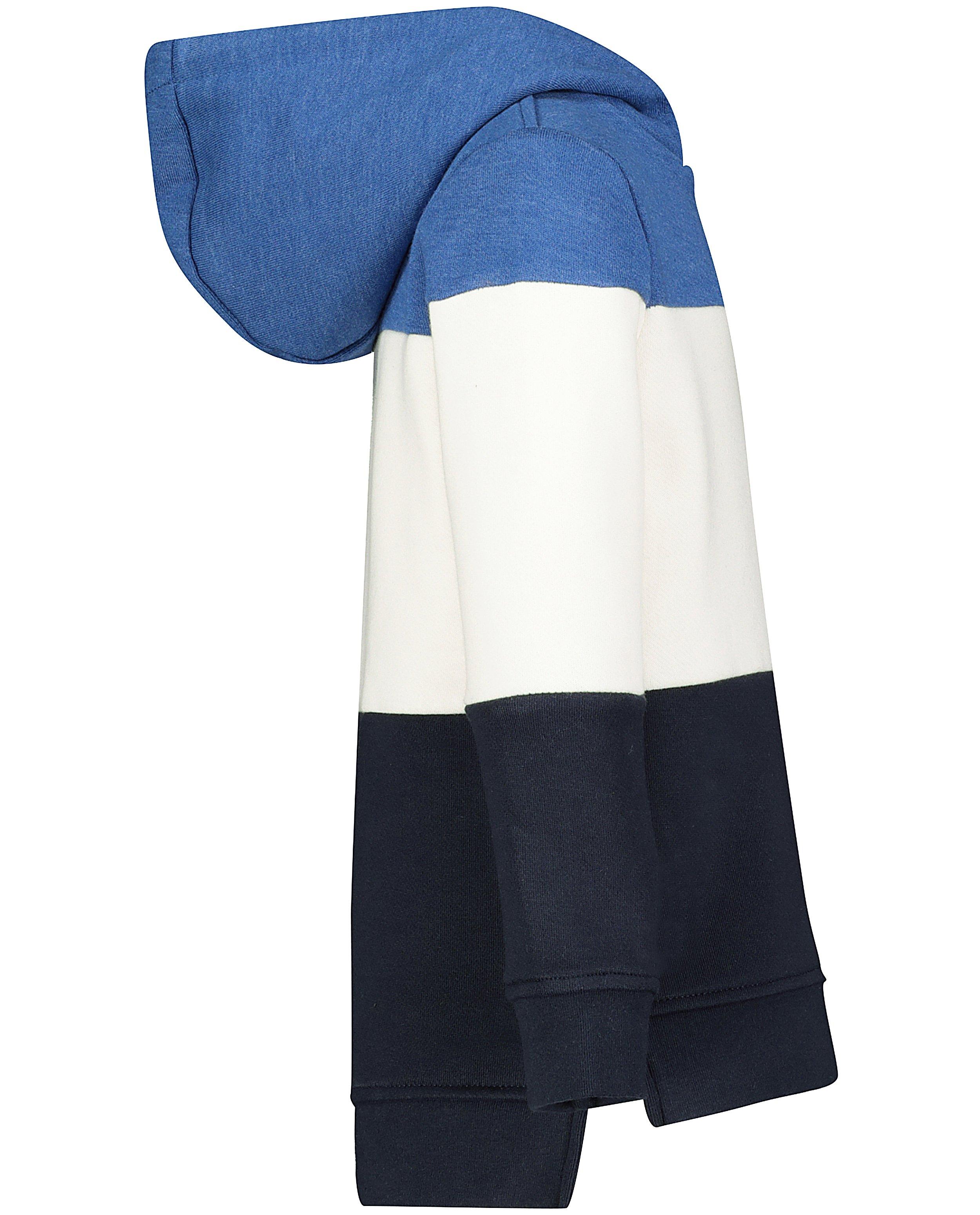 Sweats - Hoodie bleu et blanc Vic le Viking