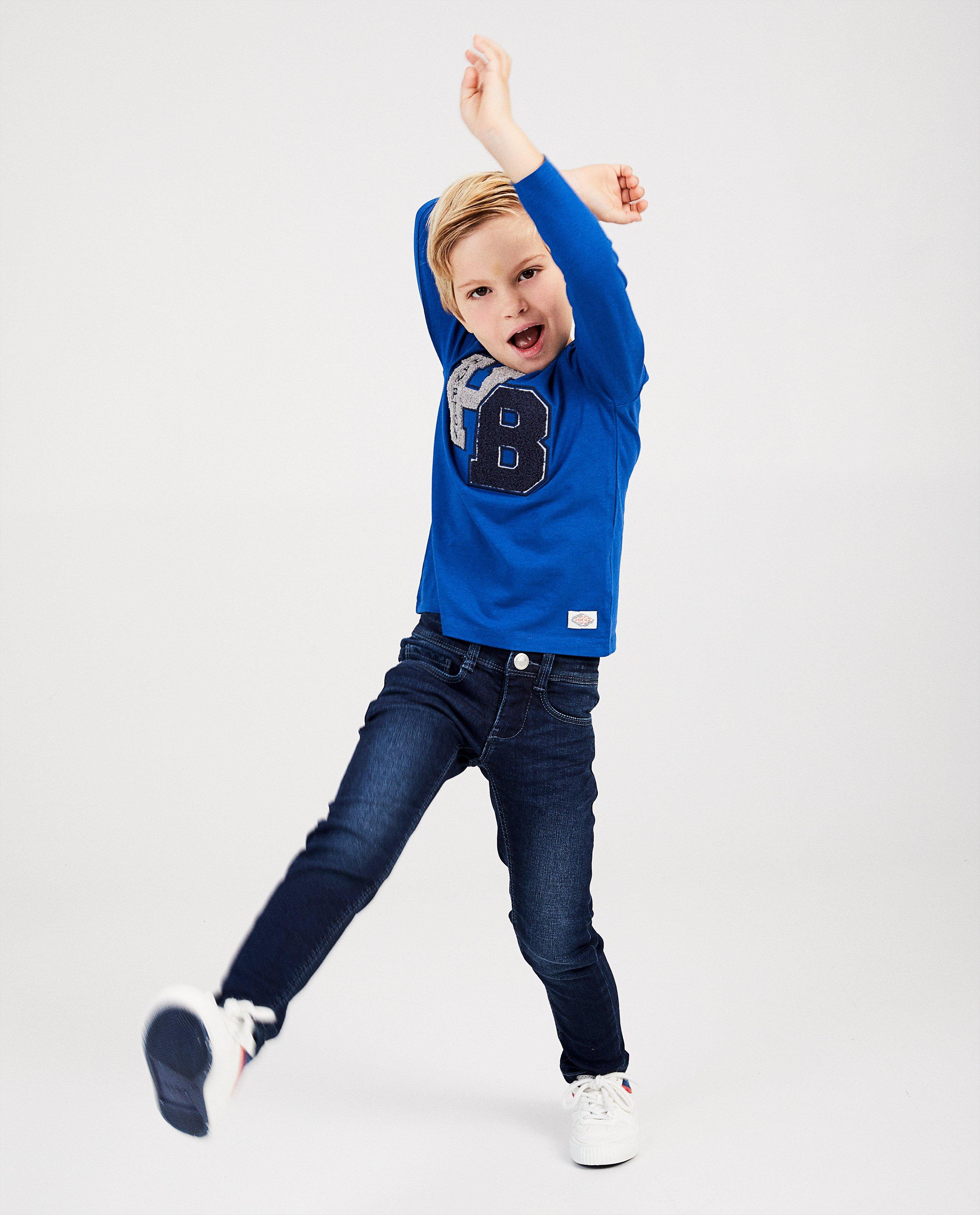 Longsleeve met print Hampton Bays - op de borst - Hampton Bays