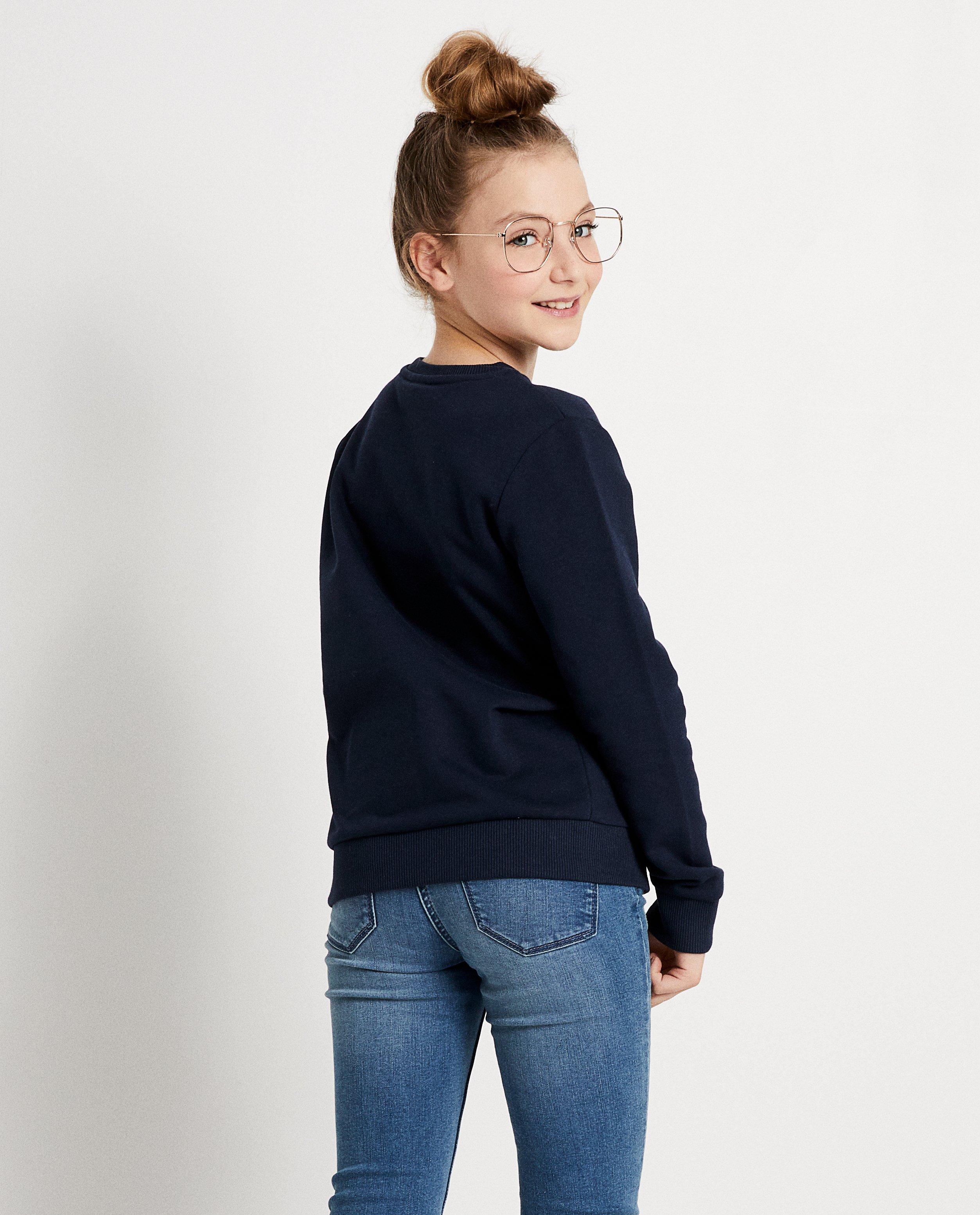 Sweaters - Donkerblauwe sweater #LikeMe