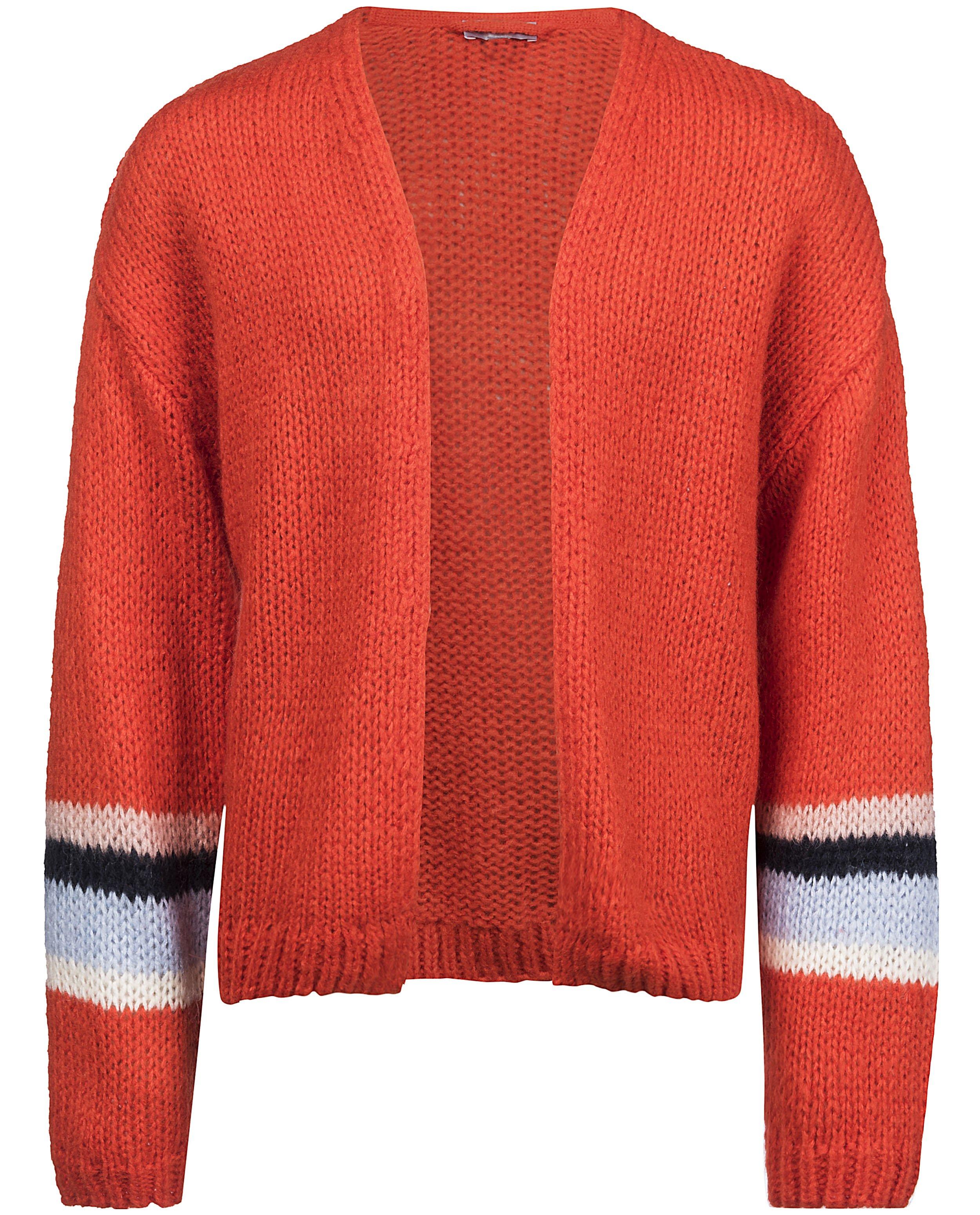 Cardigans - Cardigan corail rayé