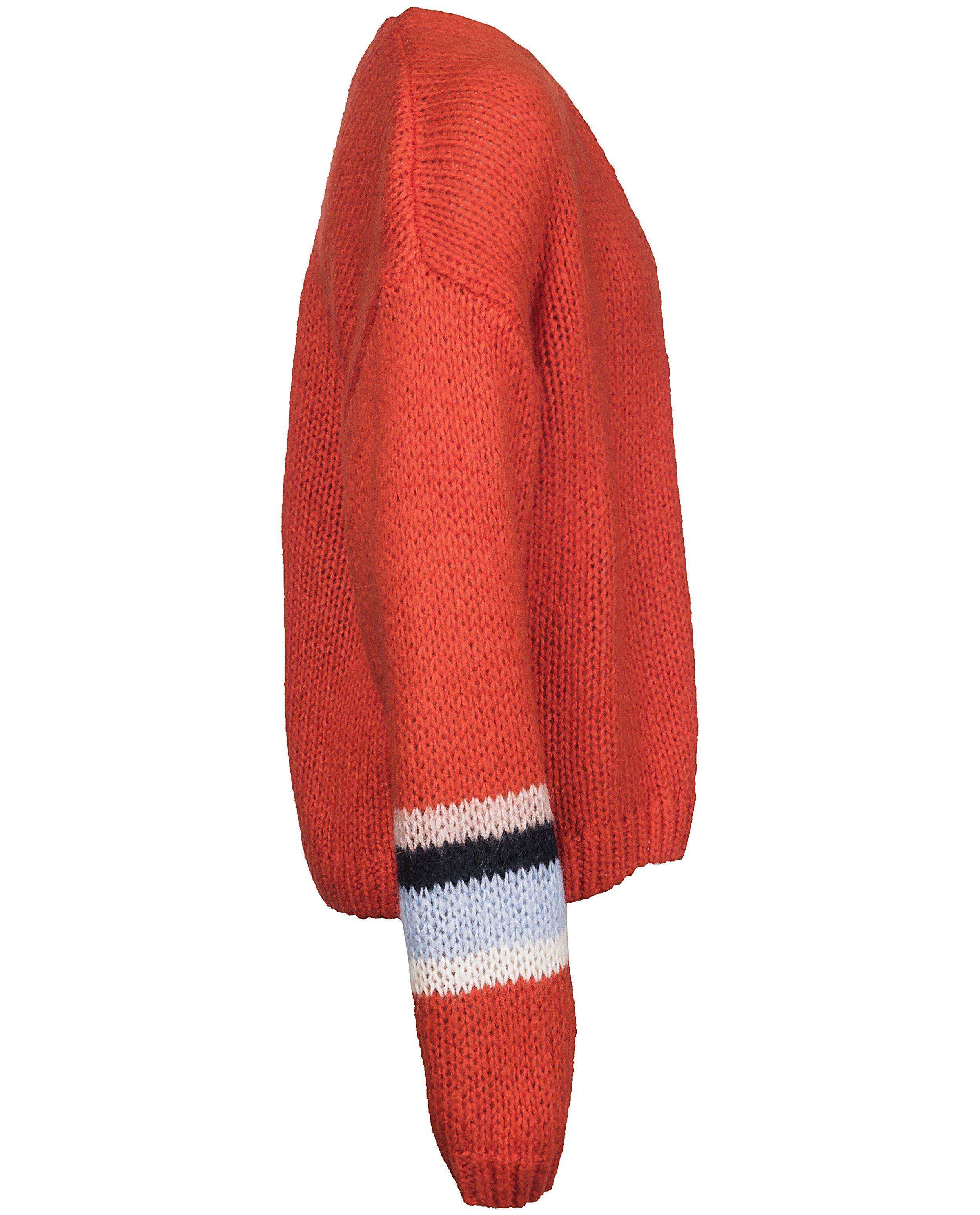 Cardigans - Cardigan corail rayé