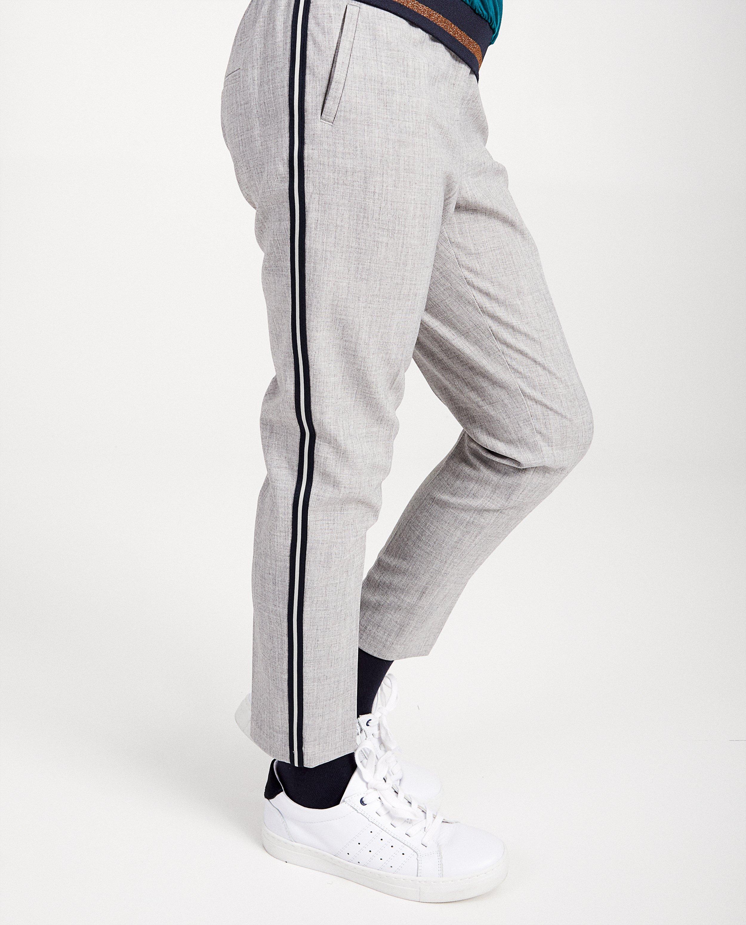 Broeken - Lichtgrijze broek Sara De Paduwa