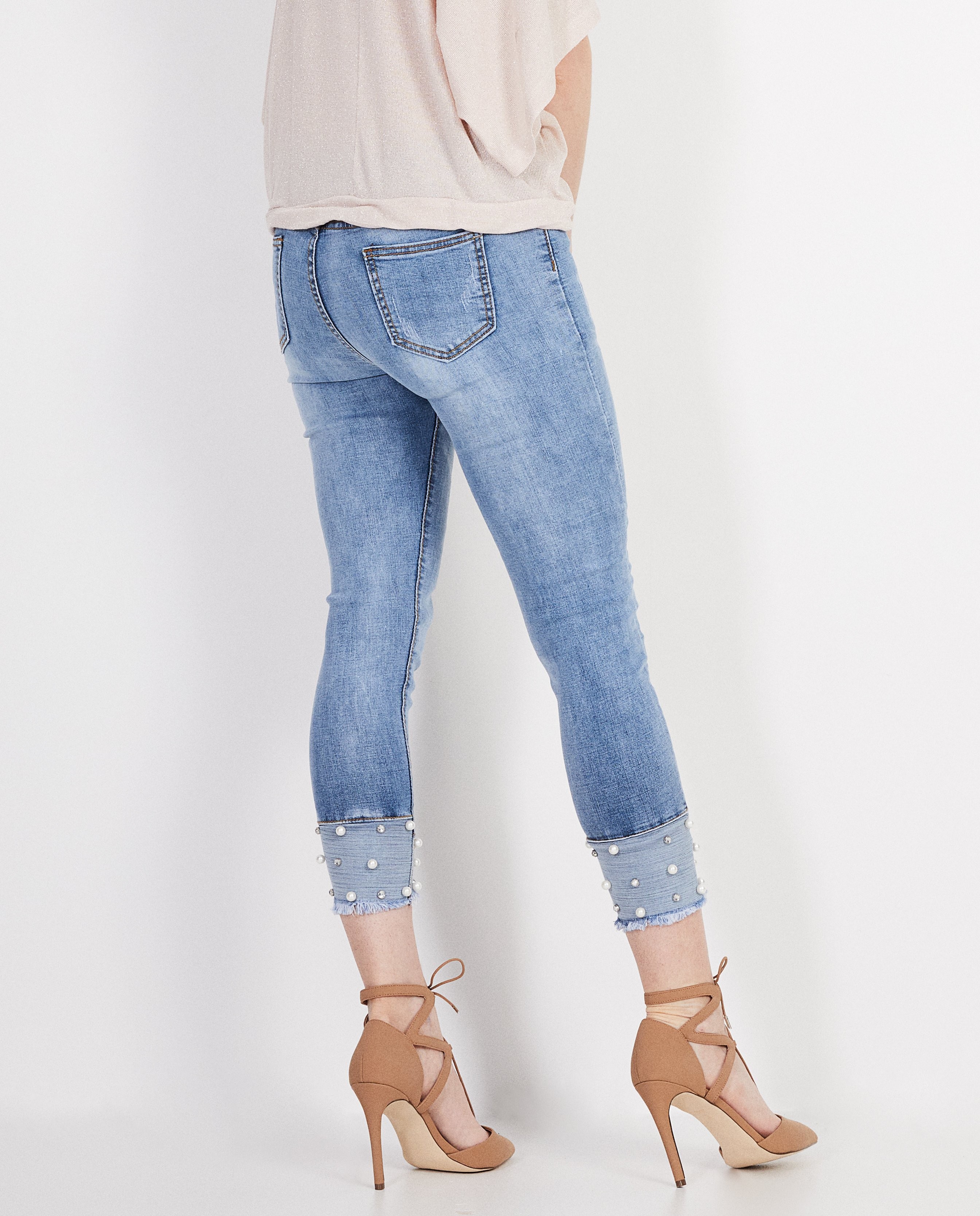 Jeans - Lichtblauwe skinny Ella Italia