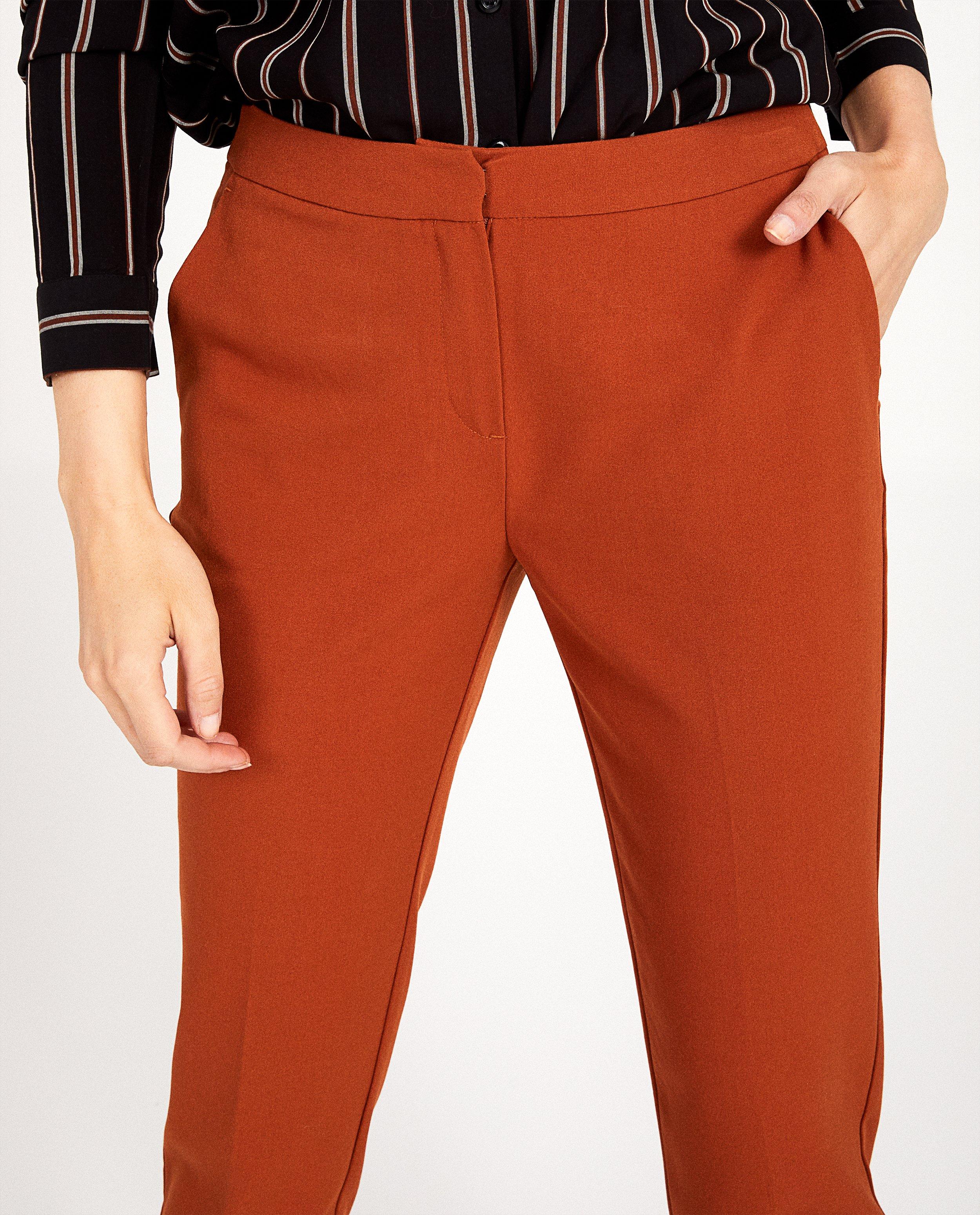 Roestbruine broek Sora - Product Detail - rood - afbeelding nummer 4