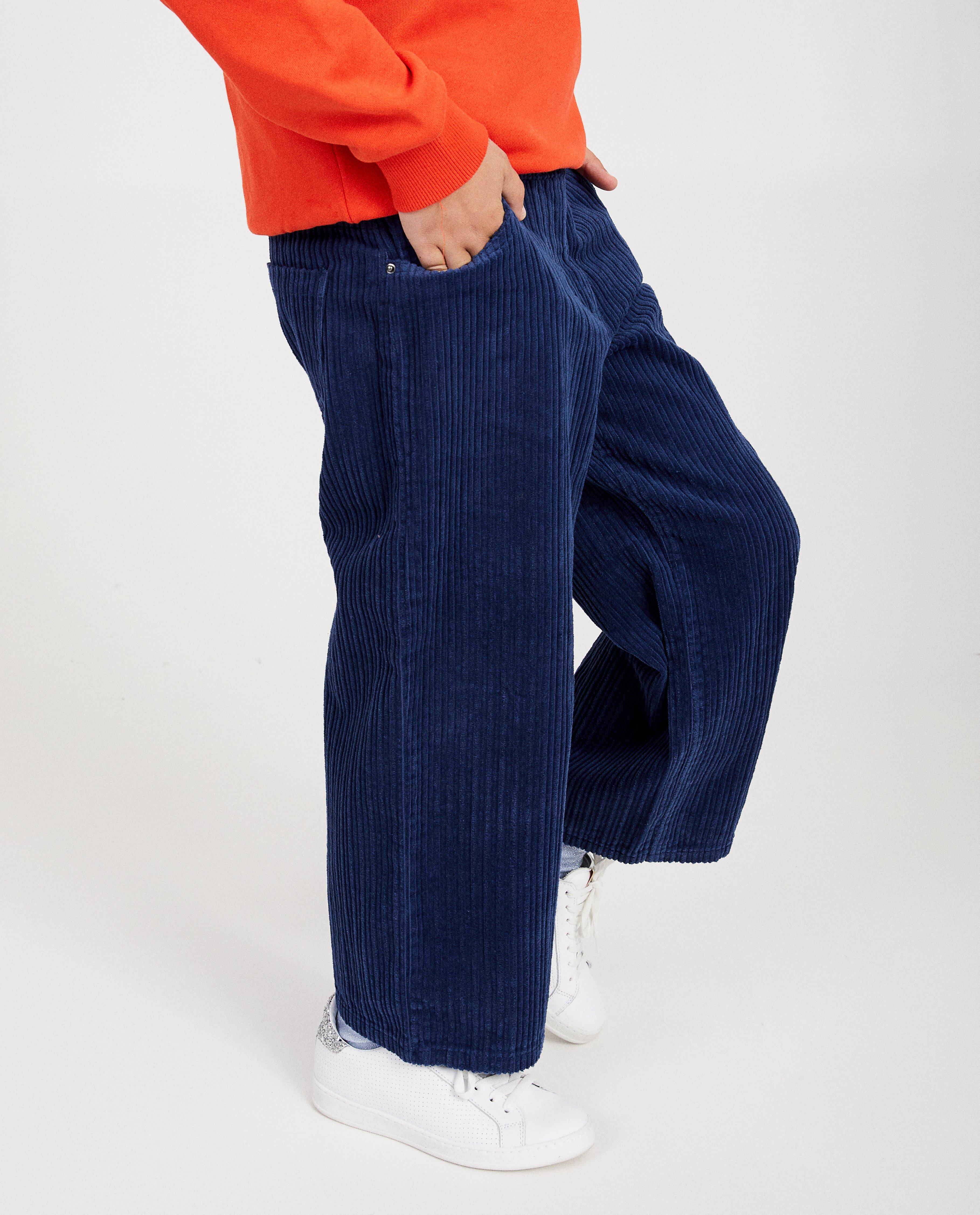Broek in ribfluweel Hampton Bays - Product Detail - blauw - afbeelding nummer 4