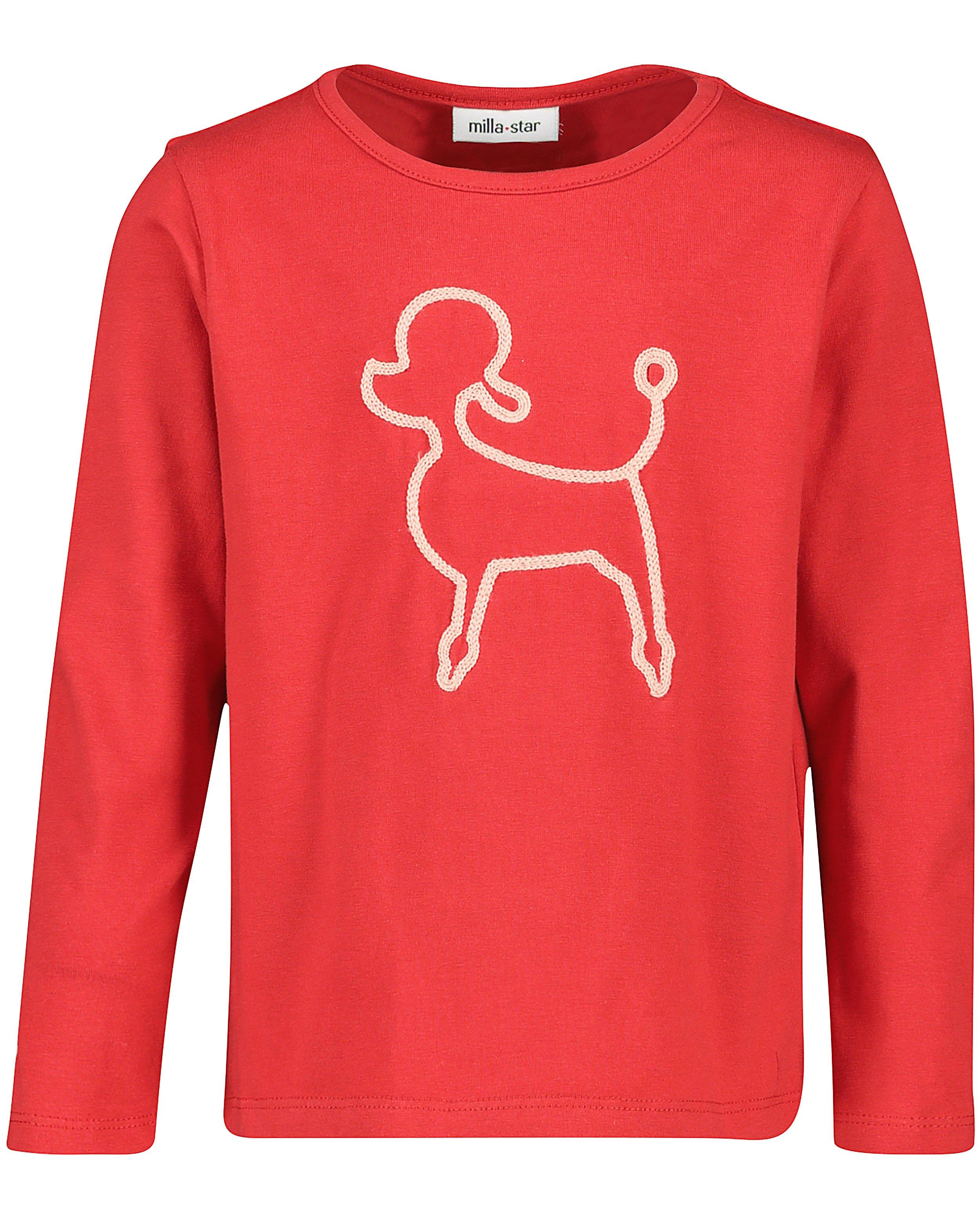 T-shirts - Longsleeve met geborduurde print