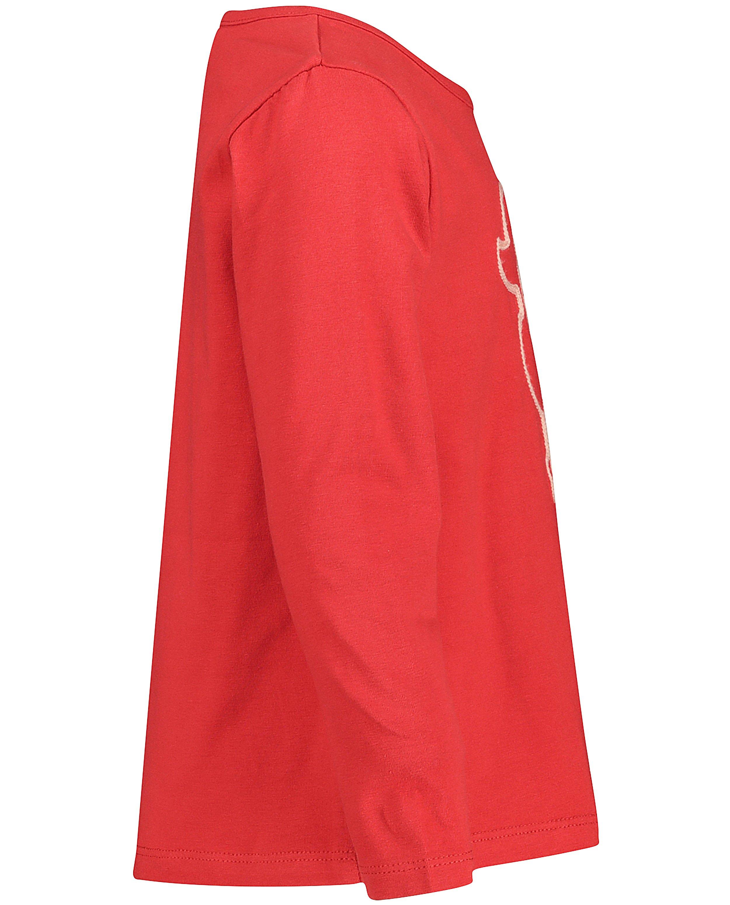 T-shirts - Longsleeve met geborduurde print
