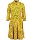 Kleedjes - Gele jurk met print Sora