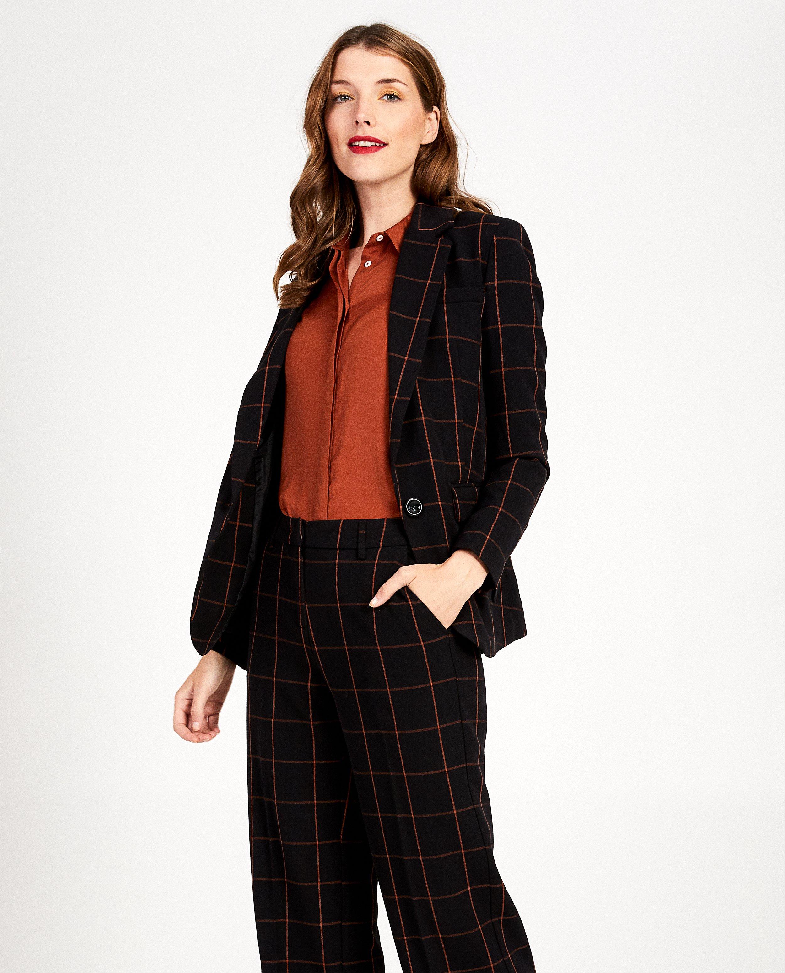 Blazers - Blazer noir à carreaux Sora