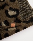 Breigoed - Set: muts + sjaal met vlekkenprint