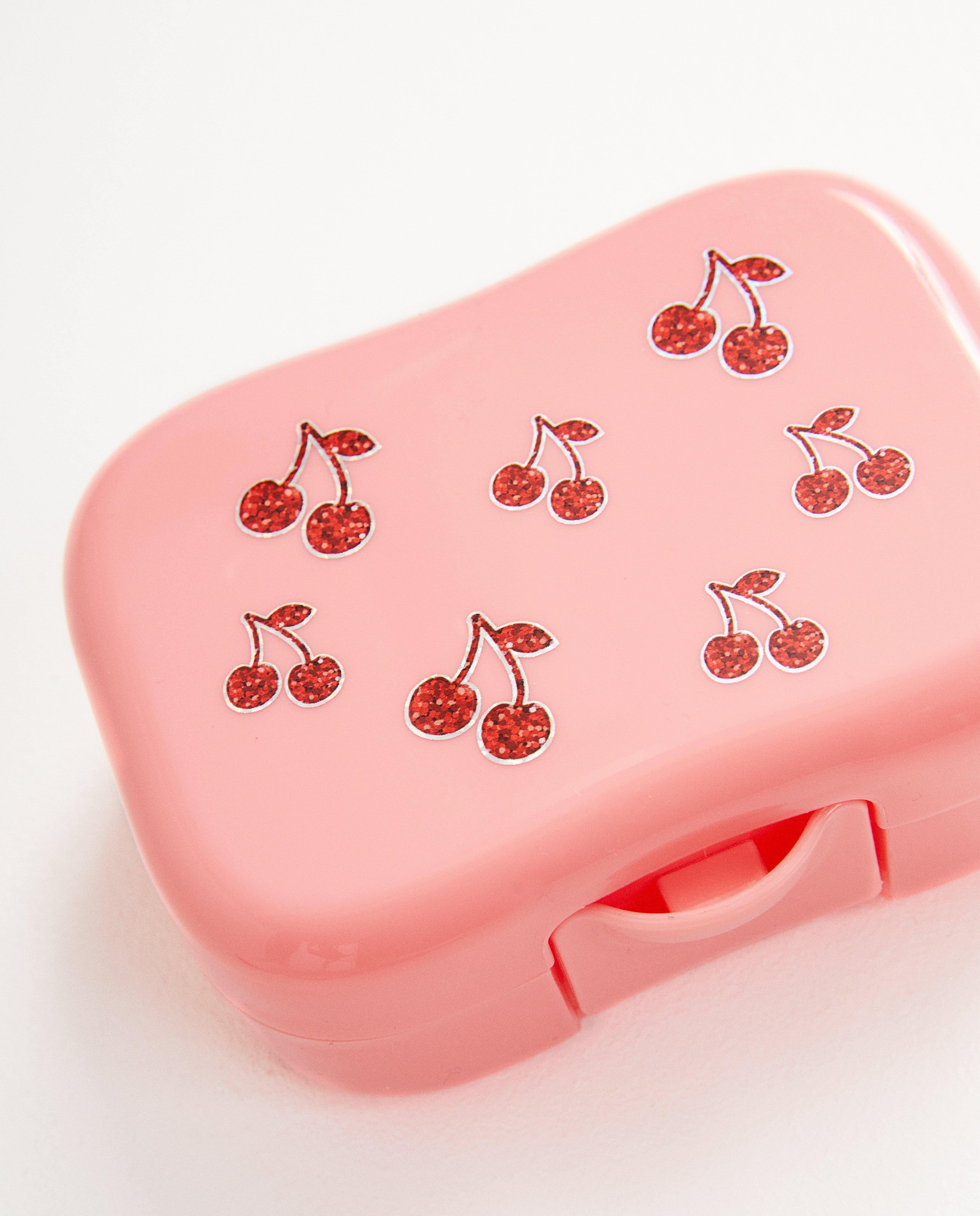 Gadgets - Roze koekendoosje met print