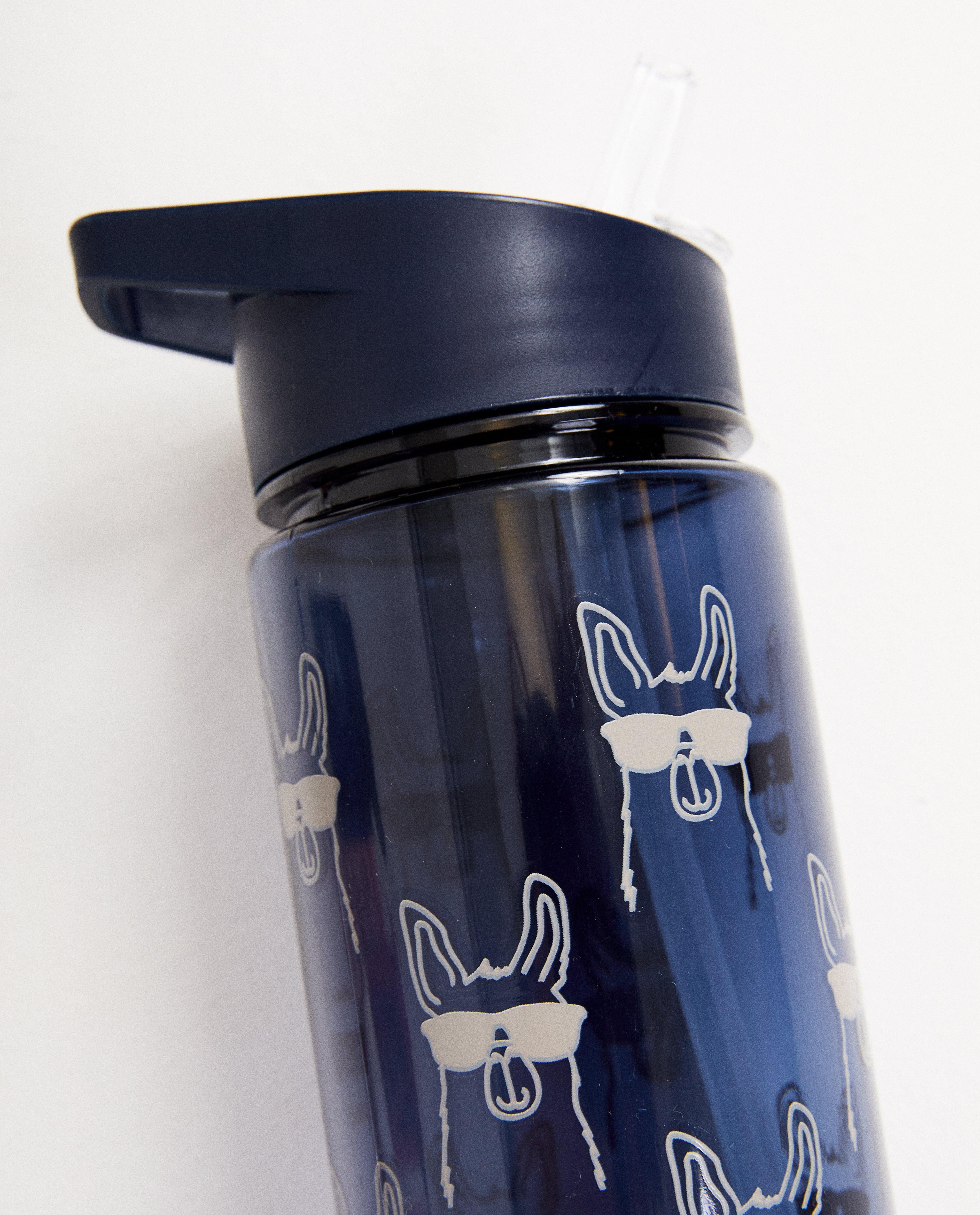 Gadgets - Blauwe drinkbus met print