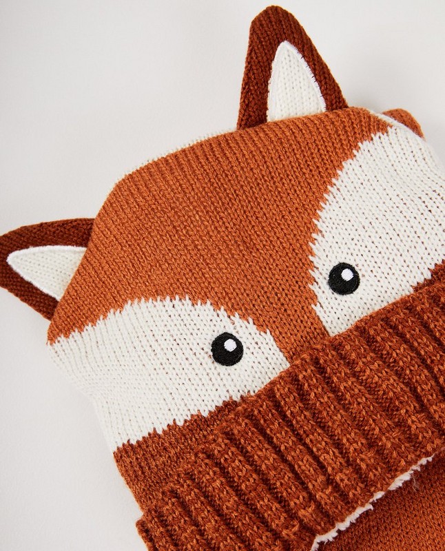 Bonnet Echarpe Animal Renard Bonnet Echarpe Animal Renard