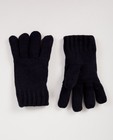 Blauwe handschoenen - met fleece voering - JBC