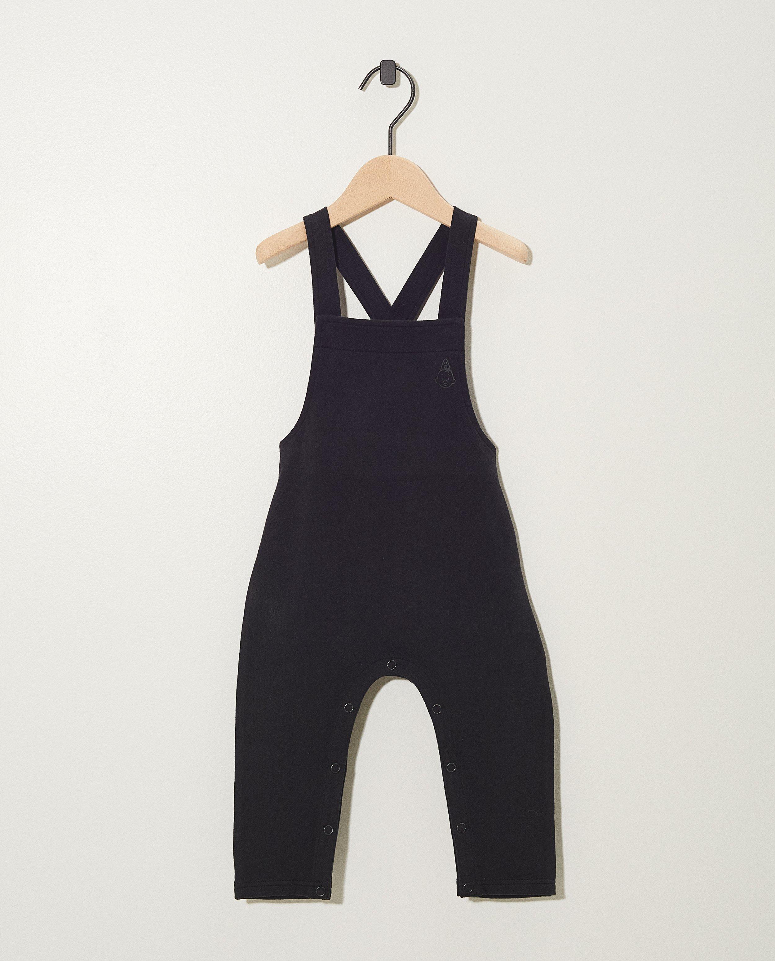 Salopette en coton bio Bumba - noire - Bumba