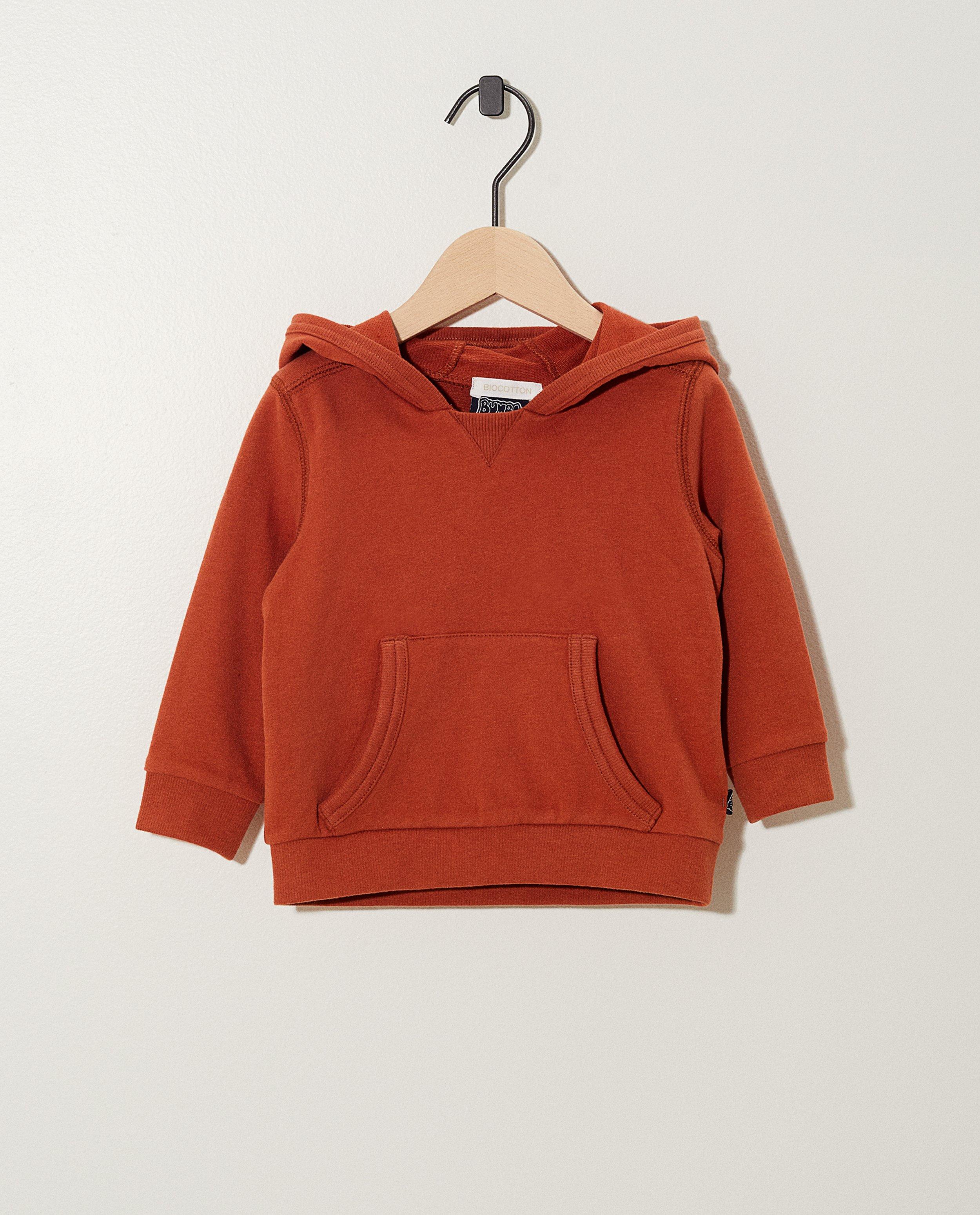 Sweat brun Bumba, coton bio - hoodie - Bumba