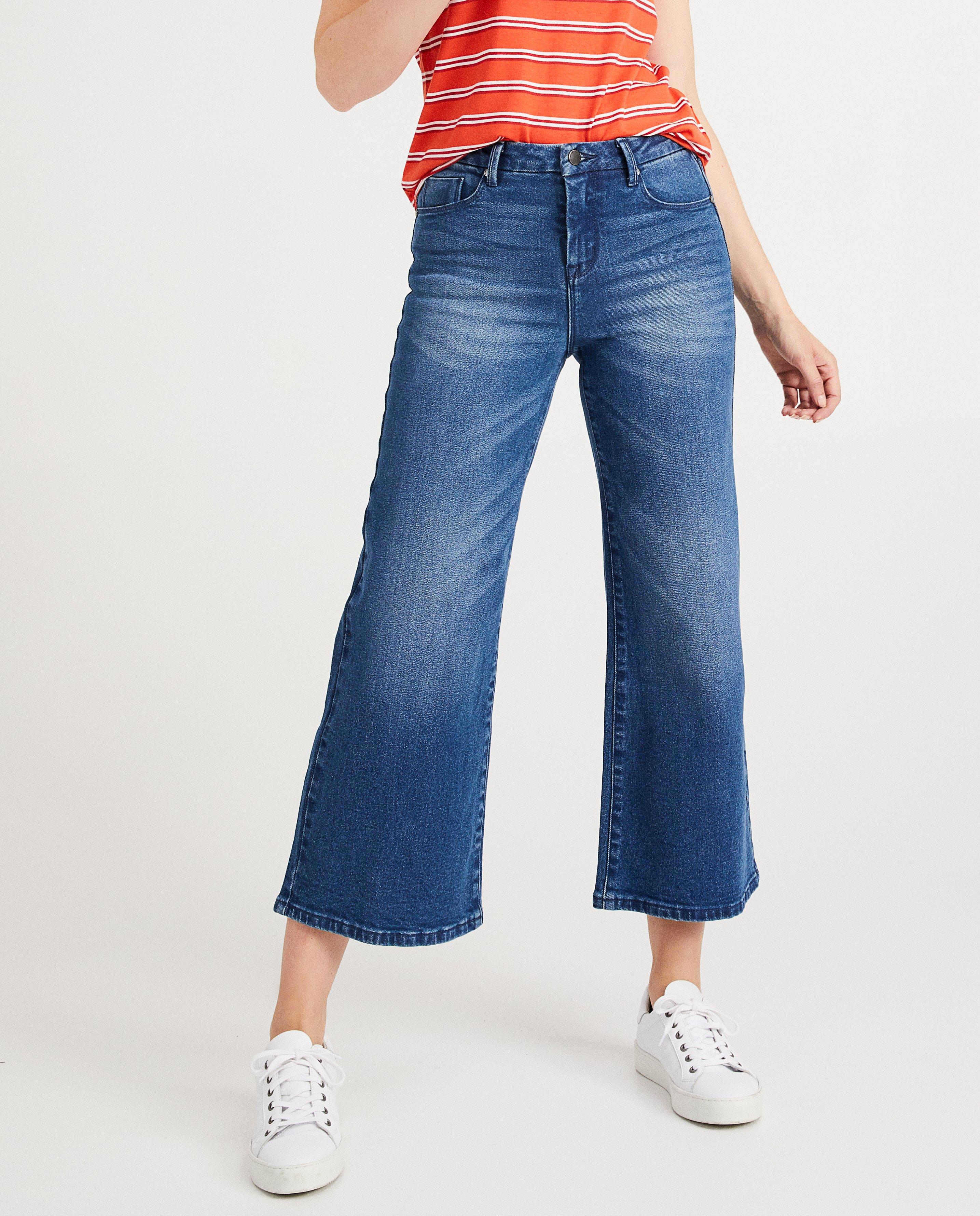 Jeans - Jupe-culotte bleue en jeans Youh!