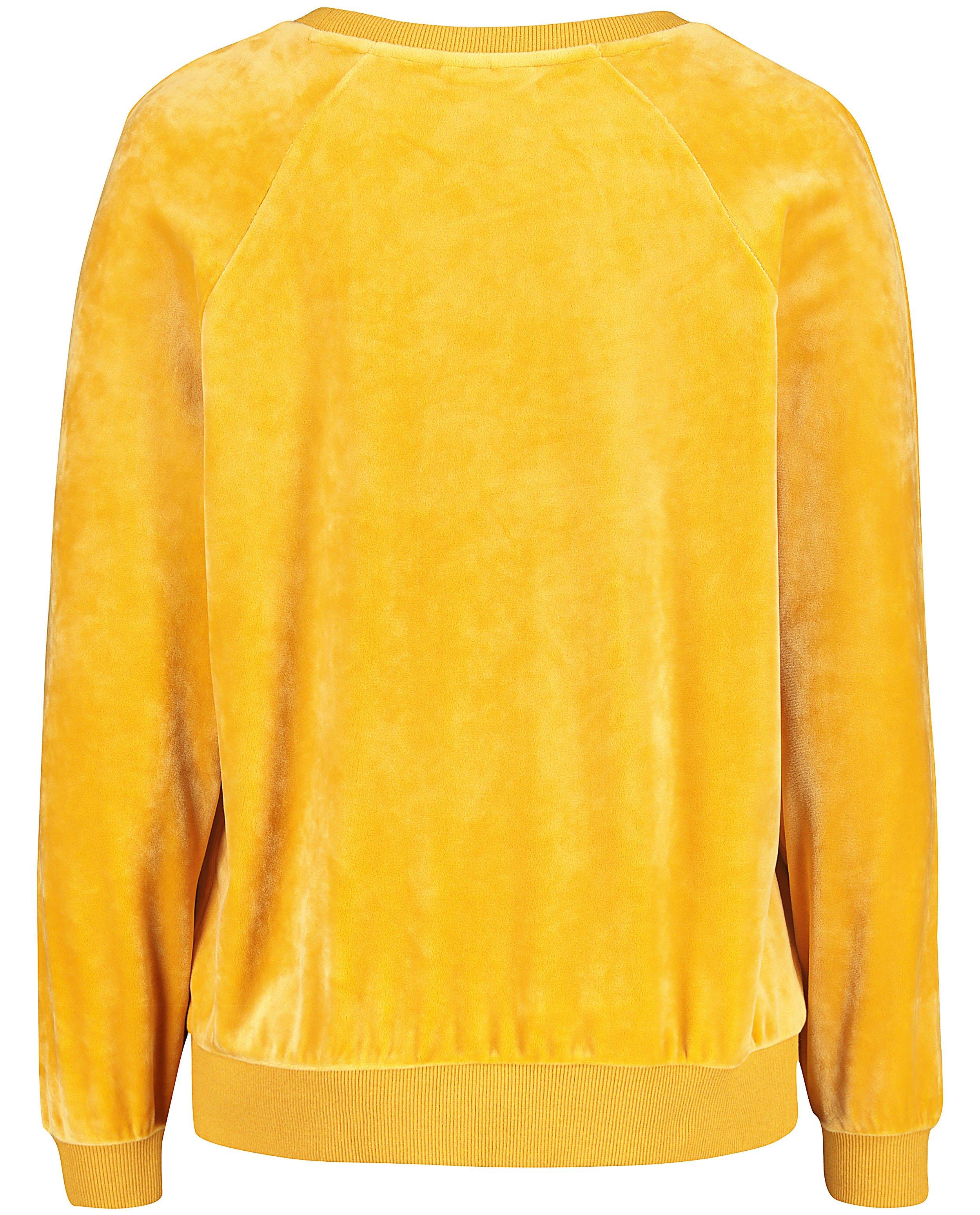 Sweater in fluweel Karen Damen - Product Detail - donkergeel - afbeelding nummer 6