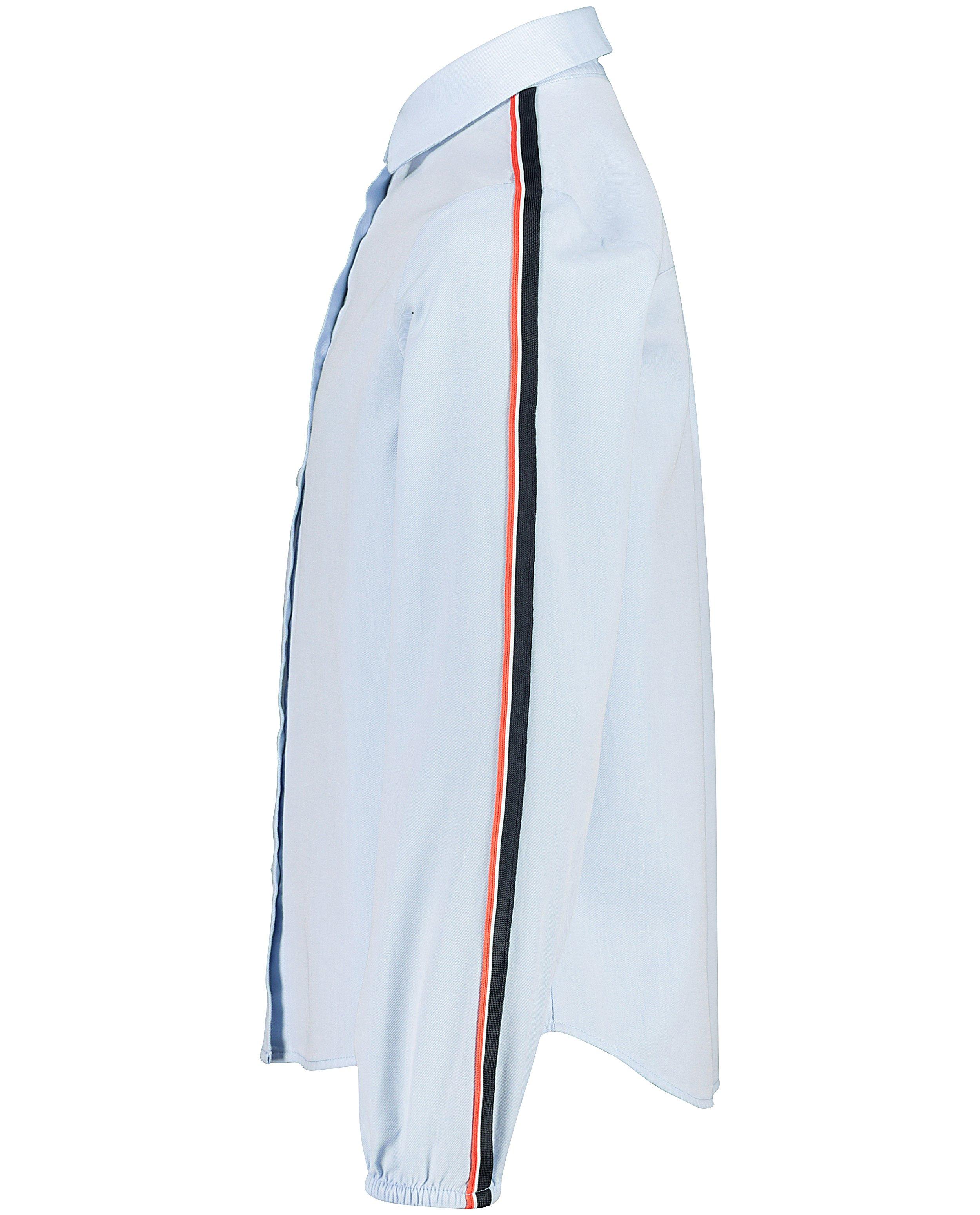 Chemises - Chemisier bleu clair, rayures