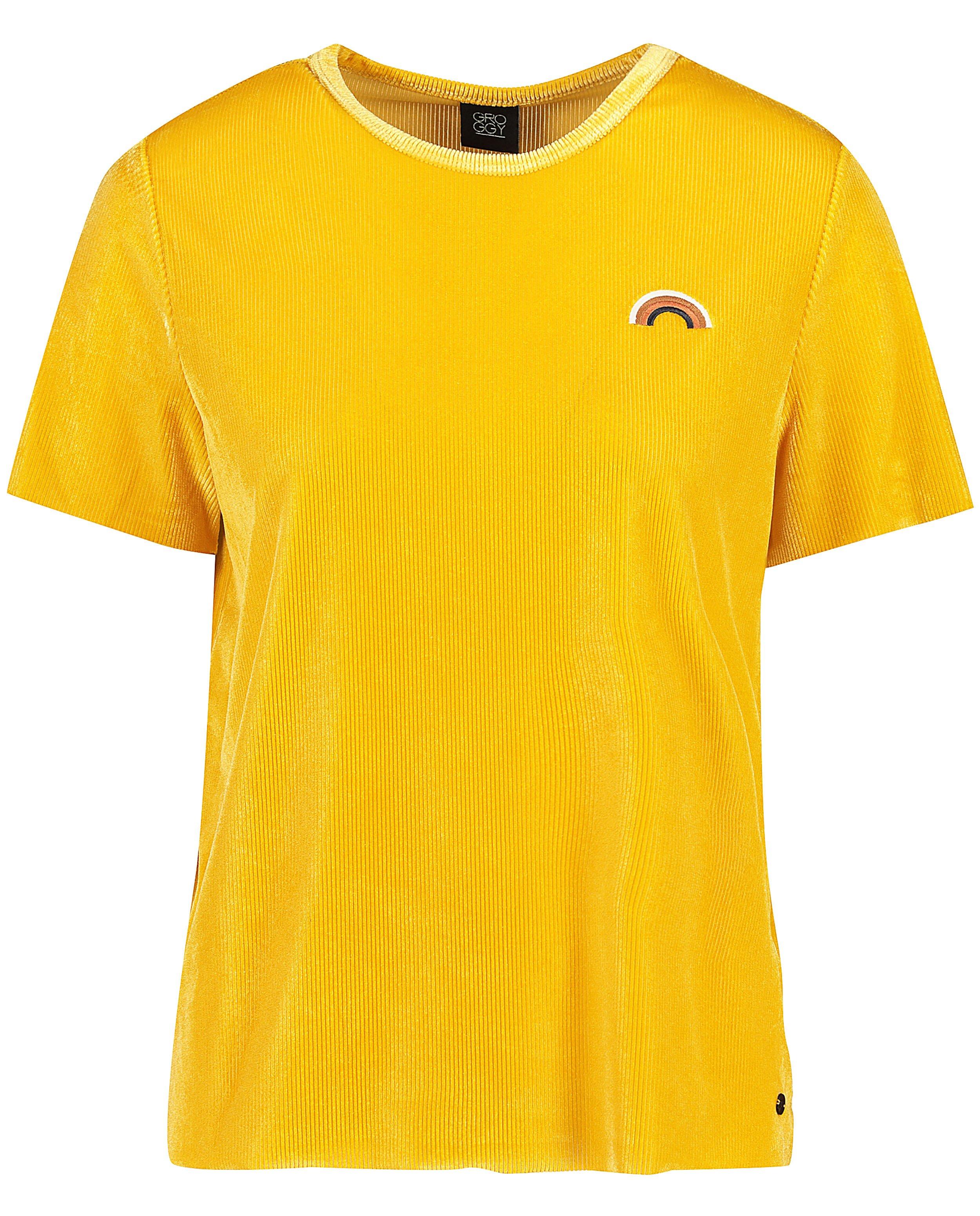 T-shirts - T-shirt met ribreliëf