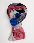 Grijze sjaal met color block - en vlekken - JBC