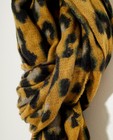 Breigoed - Gele sjaal met vlekkenprint