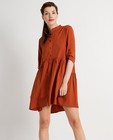 Kleedjes - Terracotta-kleurige jurk