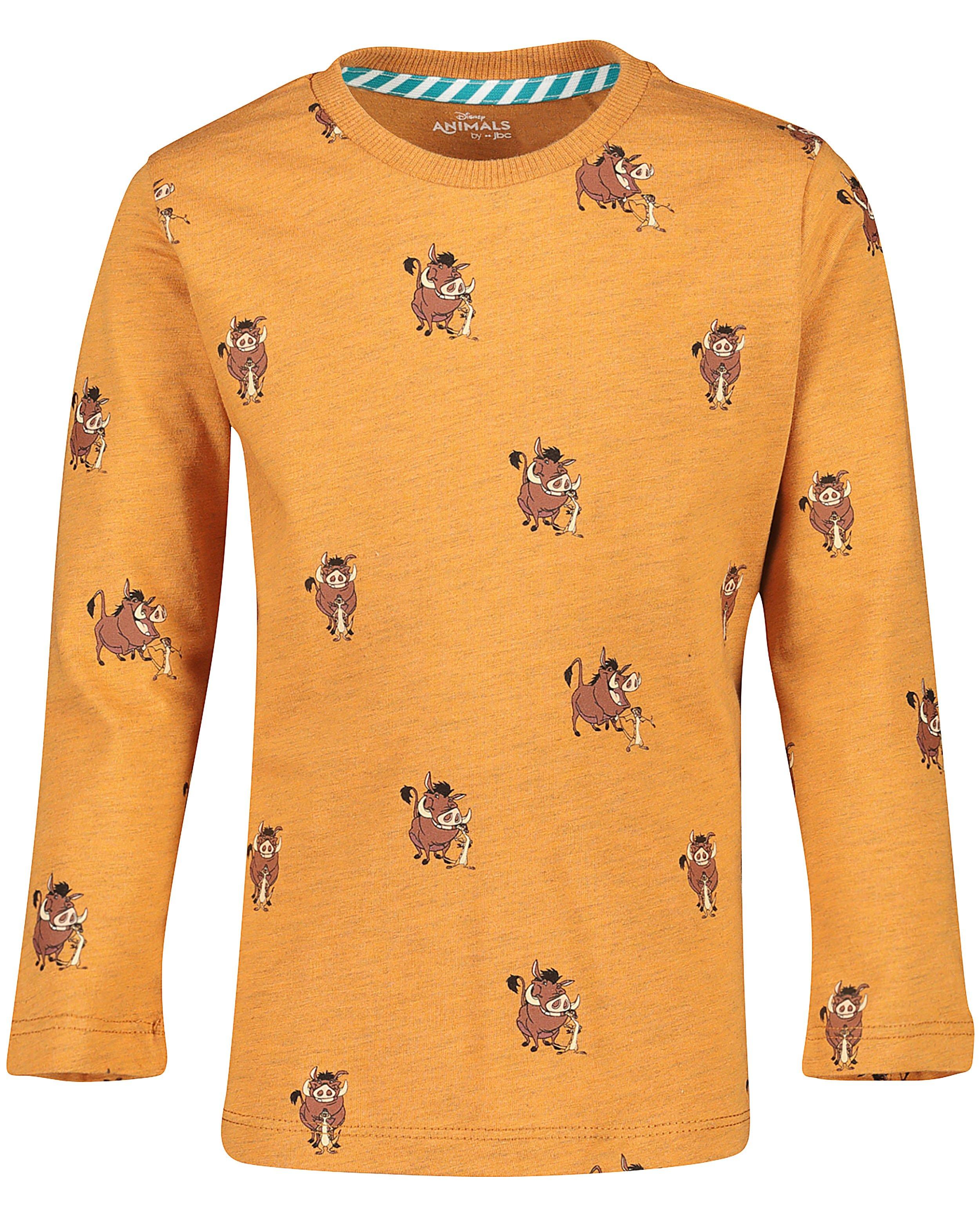 T-shirts - Bruine longsleeve met print Disney