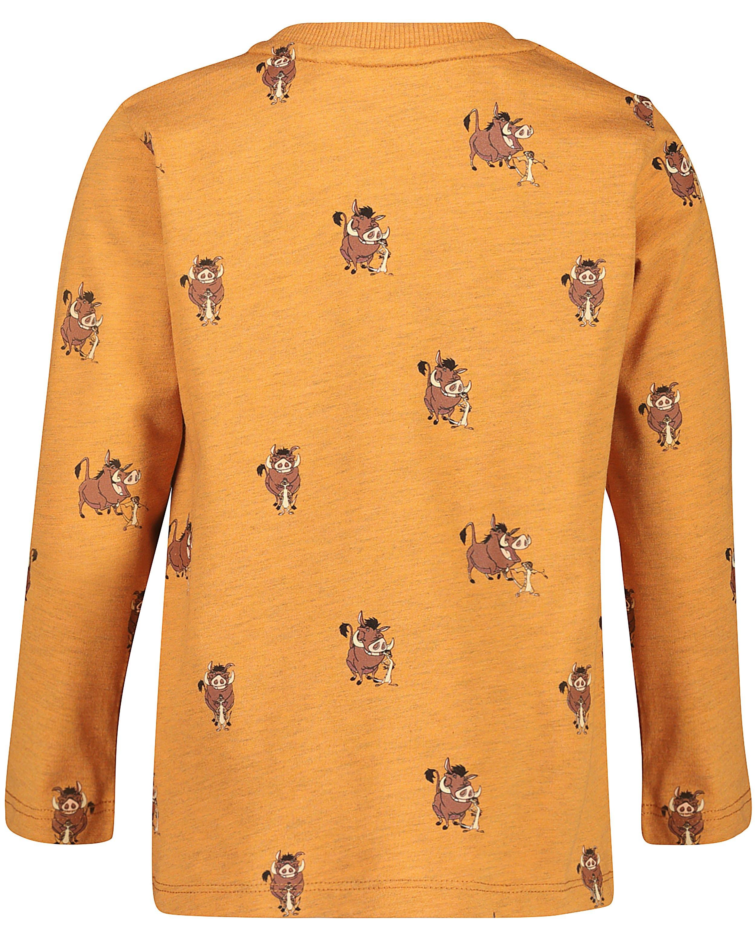 T-shirts - Bruine longsleeve met print Disney