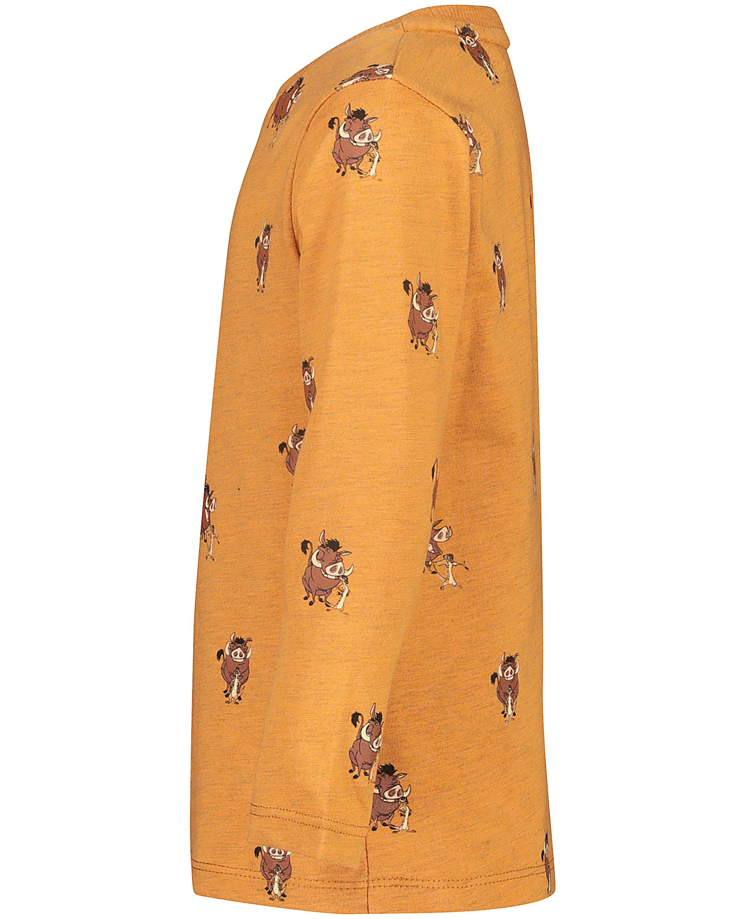 T-shirts - Bruine longsleeve met print Disney