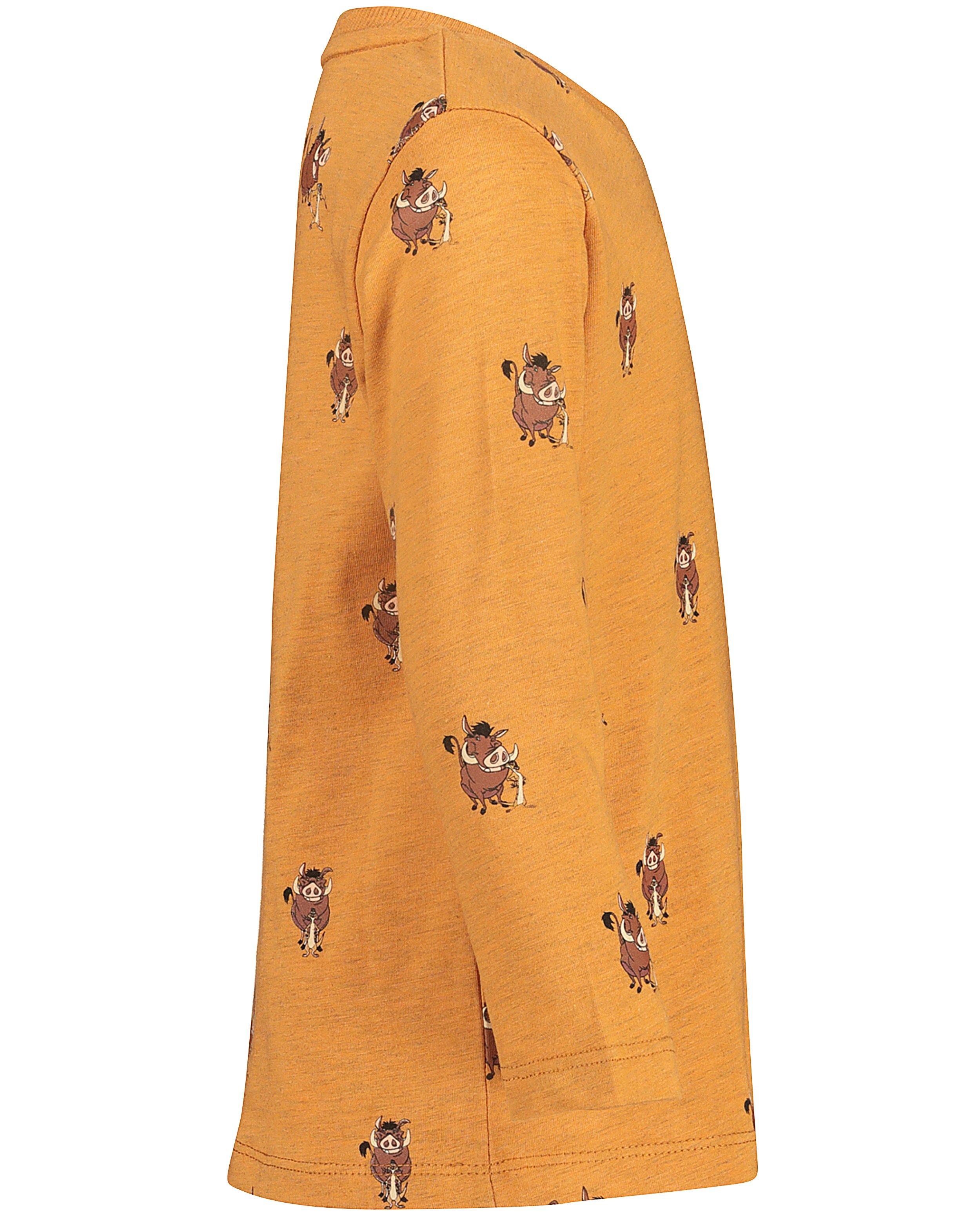 T-shirts - Bruine longsleeve met print Disney