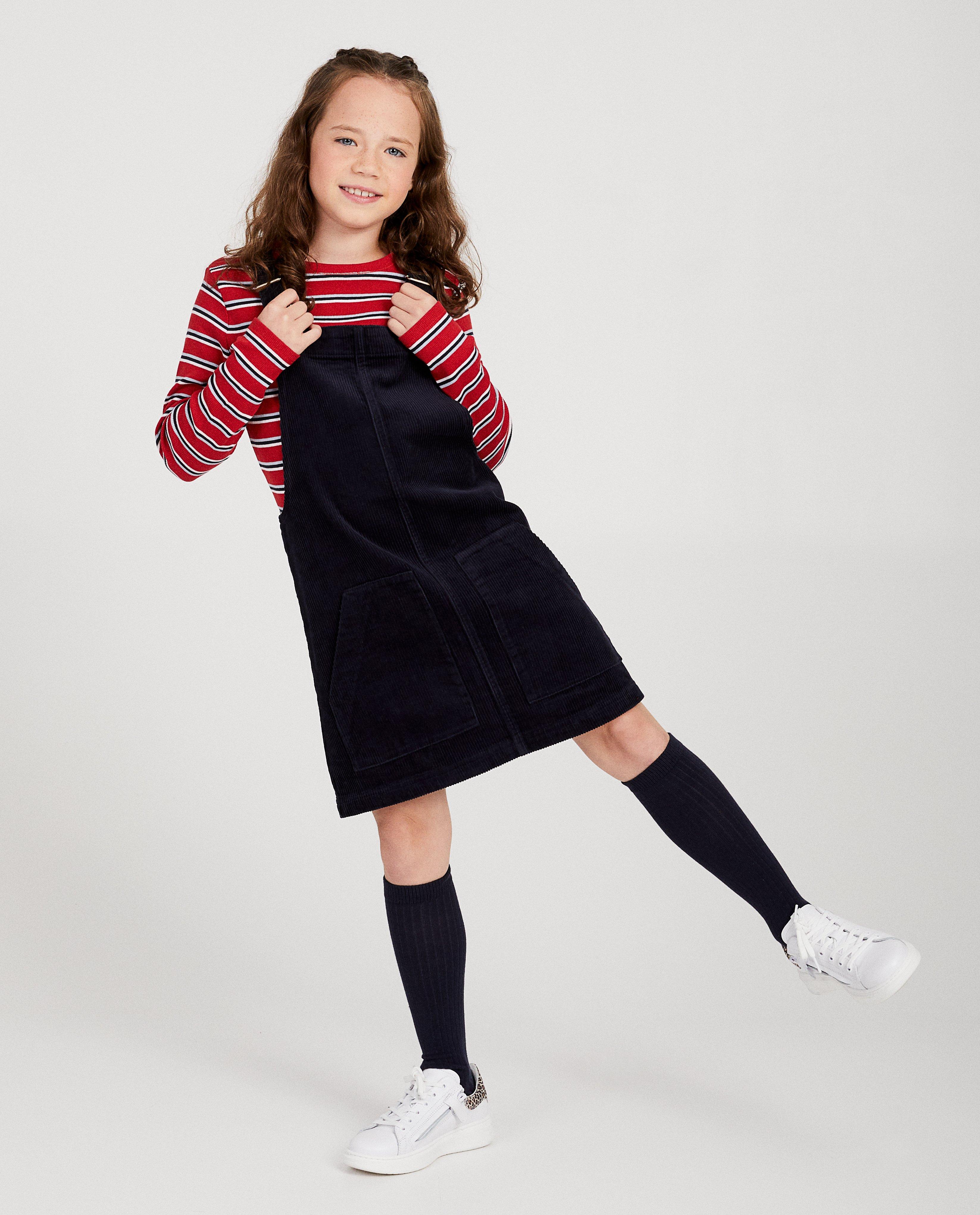 Marineblauwe salopettejurk - Product Detail - donkerblauw - afbeelding nummer 1