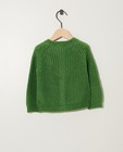 Cardigans - Gilet vert en tricot