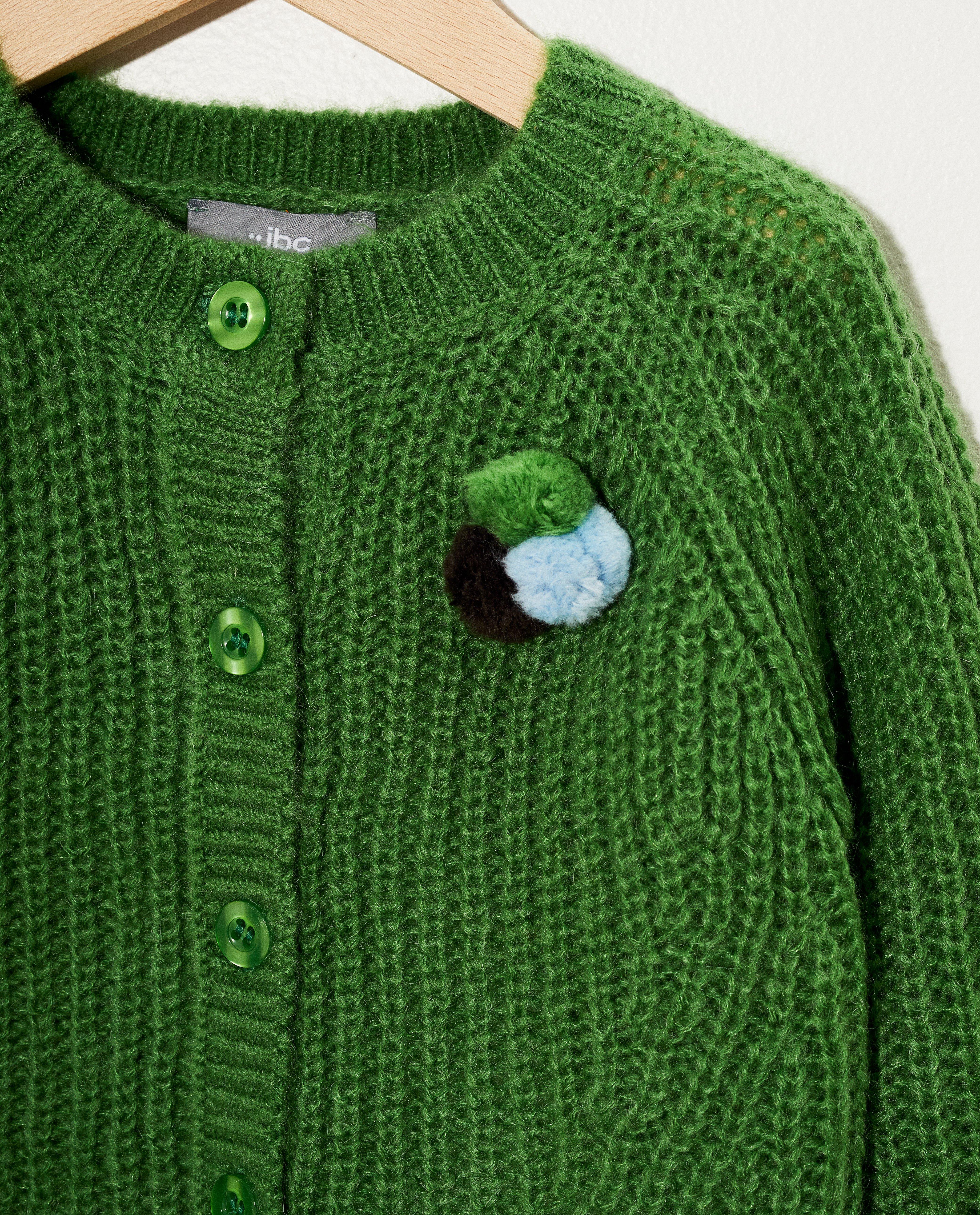 Groen vest van grove brei - Product Detail - khaki - afbeelding nummer 3