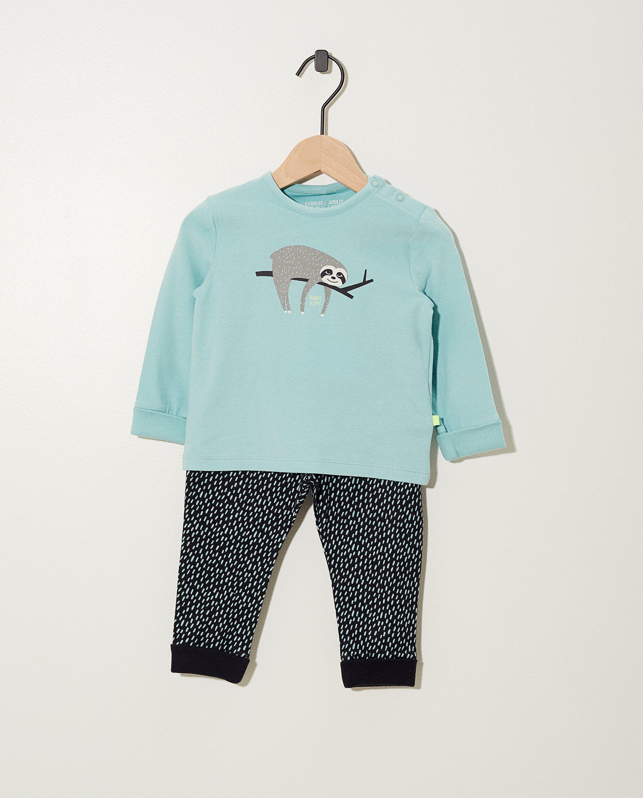 Meegroei pyjama in biokatoen - meegroei - Cuddles and Smiles