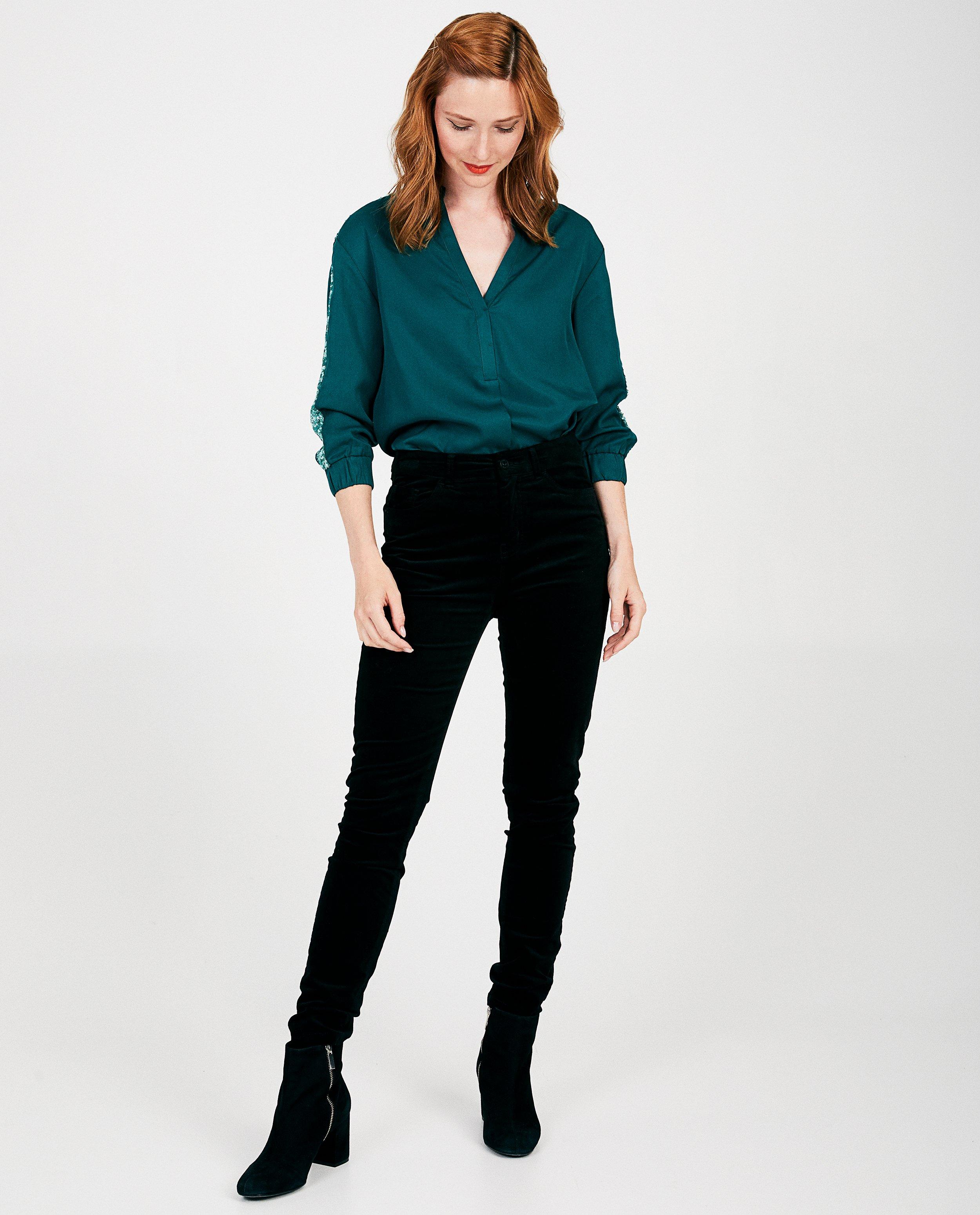 Groene blouse van lyocell Sora - van lyocell - Sora