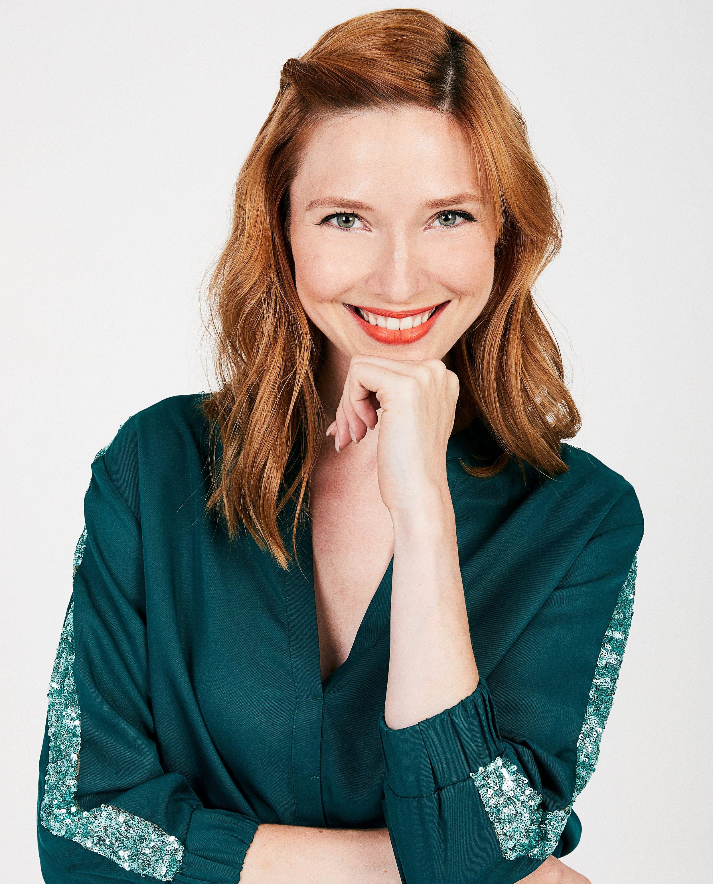 Hemden - Groene blouse van lyocell Sora