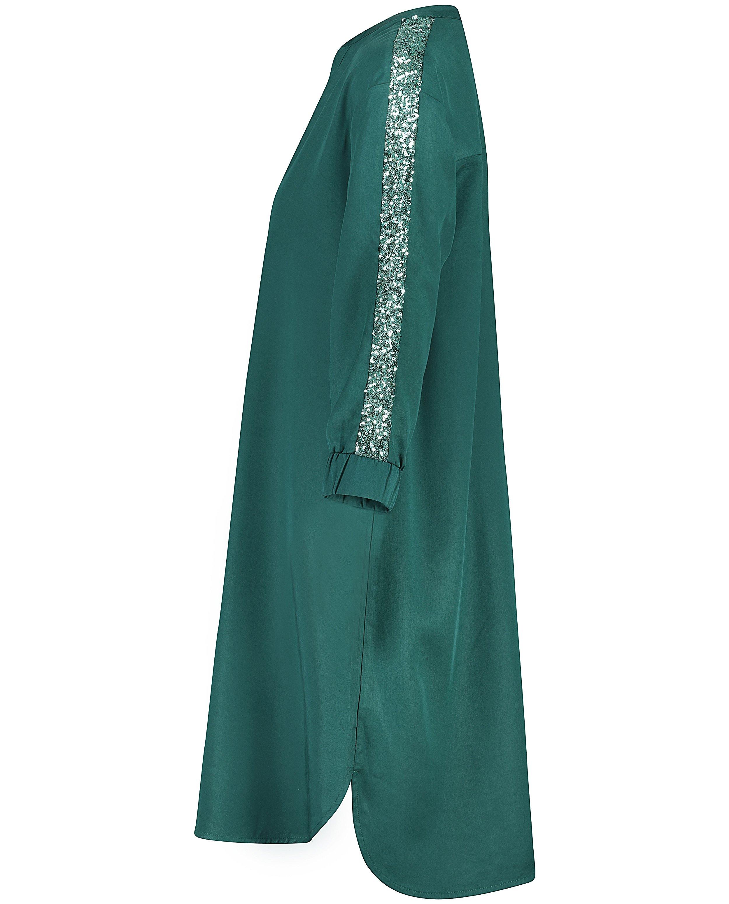 Kleedjes - Groene jurk met pailletten Sora