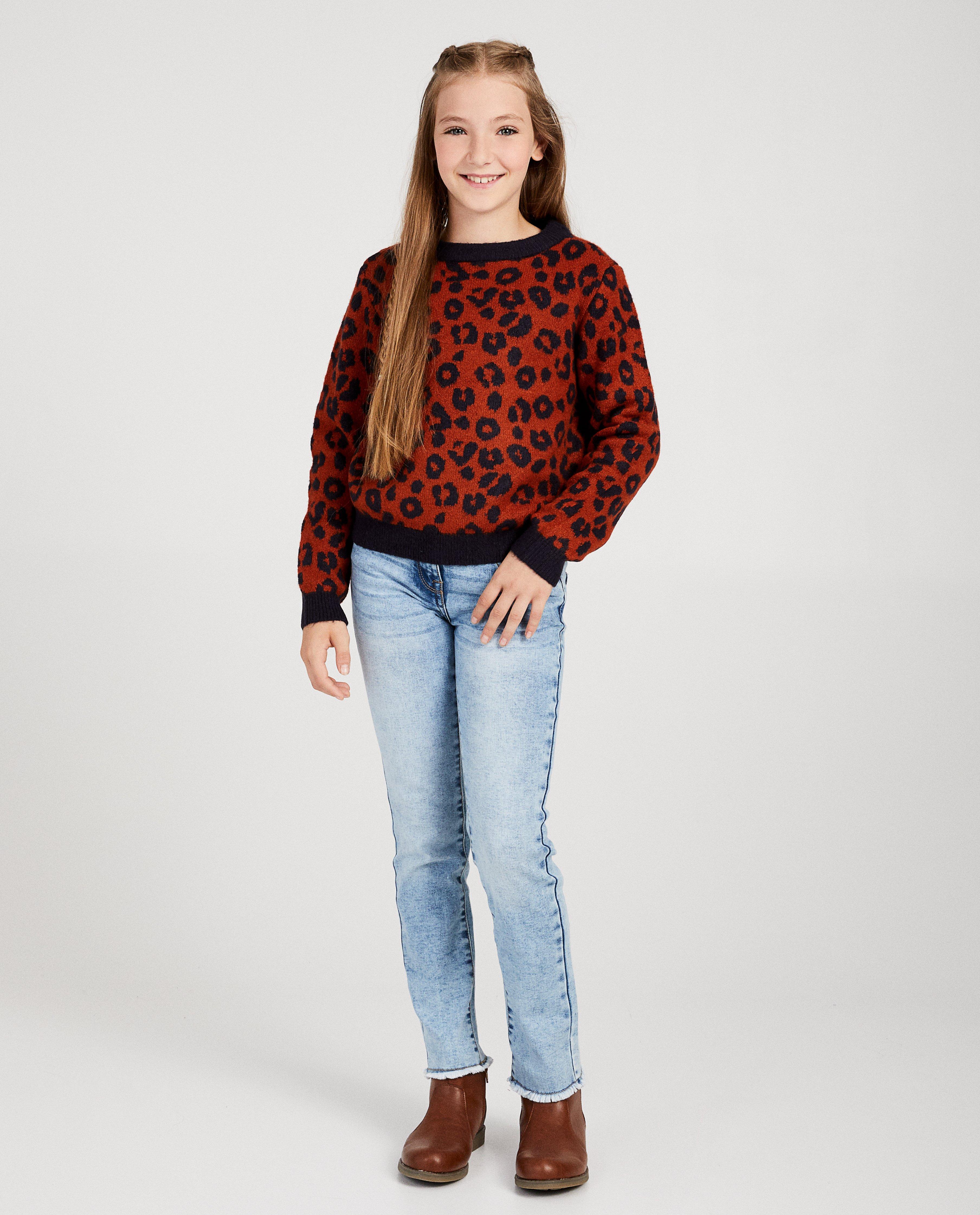 Straight fit jeans LENE - met rafels - JBC