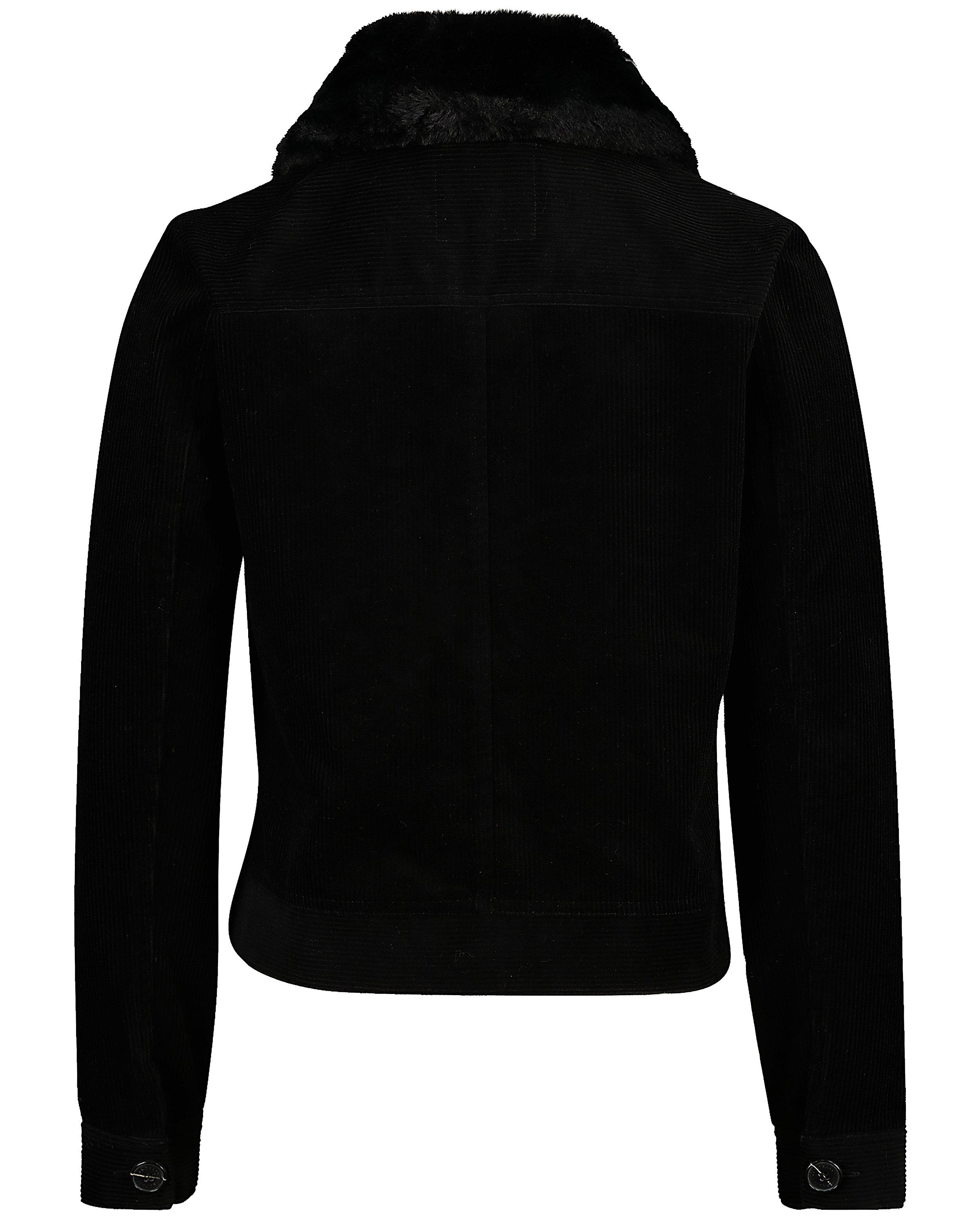Blazers - Zwarte ribfluwelen jas Sora