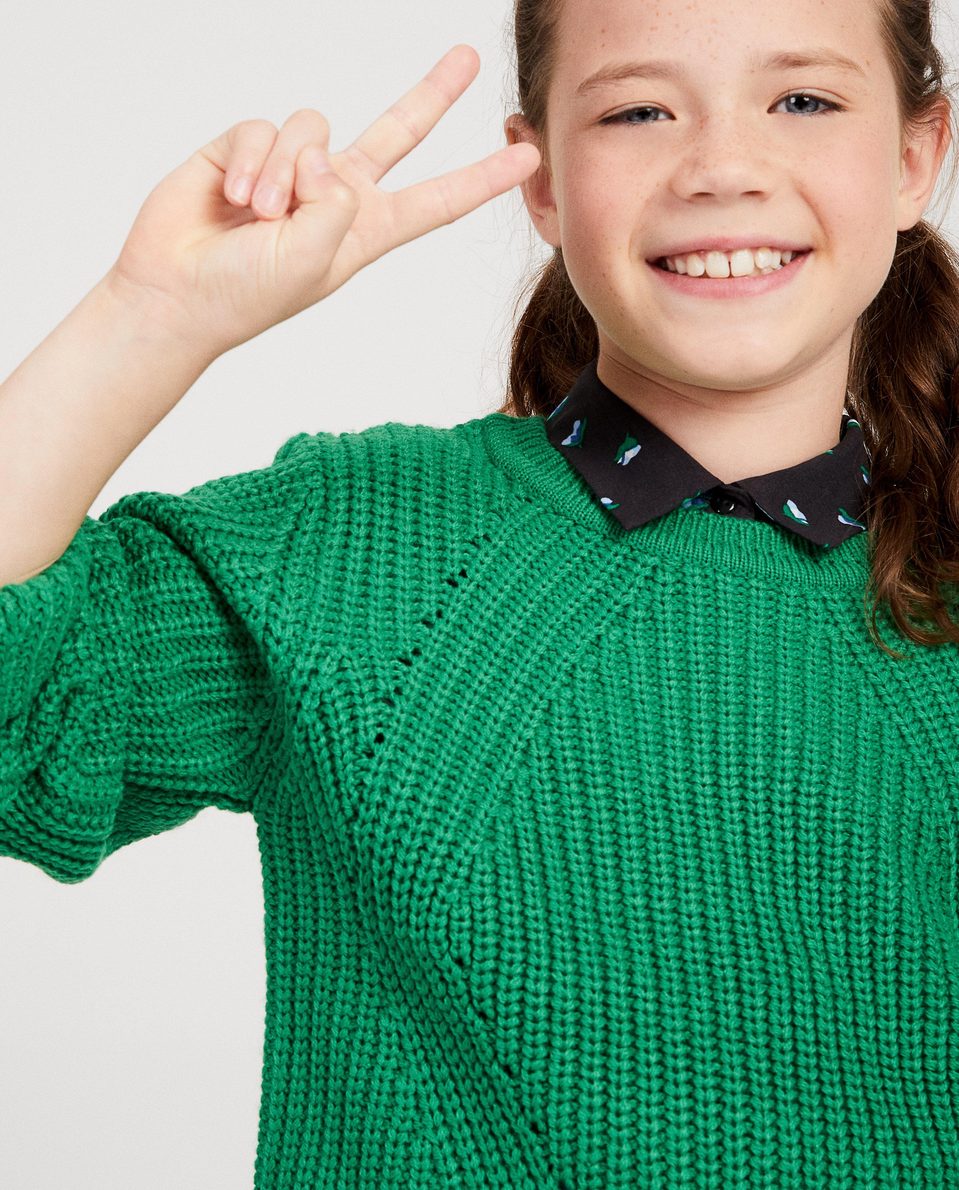 Groene gebreide trui - Product Detail - khaki - afbeelding nummer 4