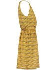 Kleedjes - Gele jurk met print
