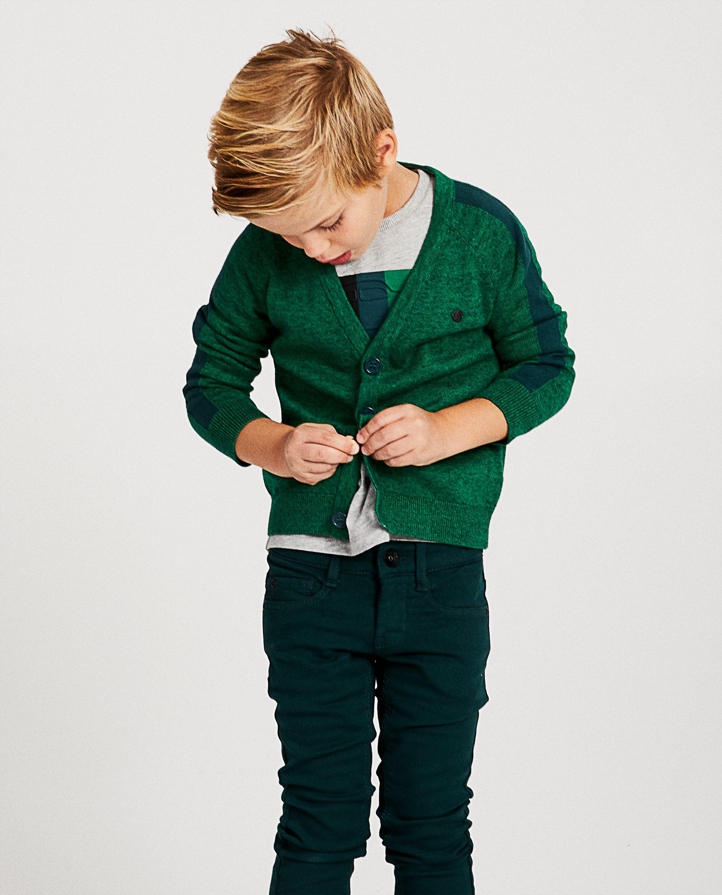 Gem&ecirc;leerd groen vest - Product Detail - khaki - afbeelding nummer 2