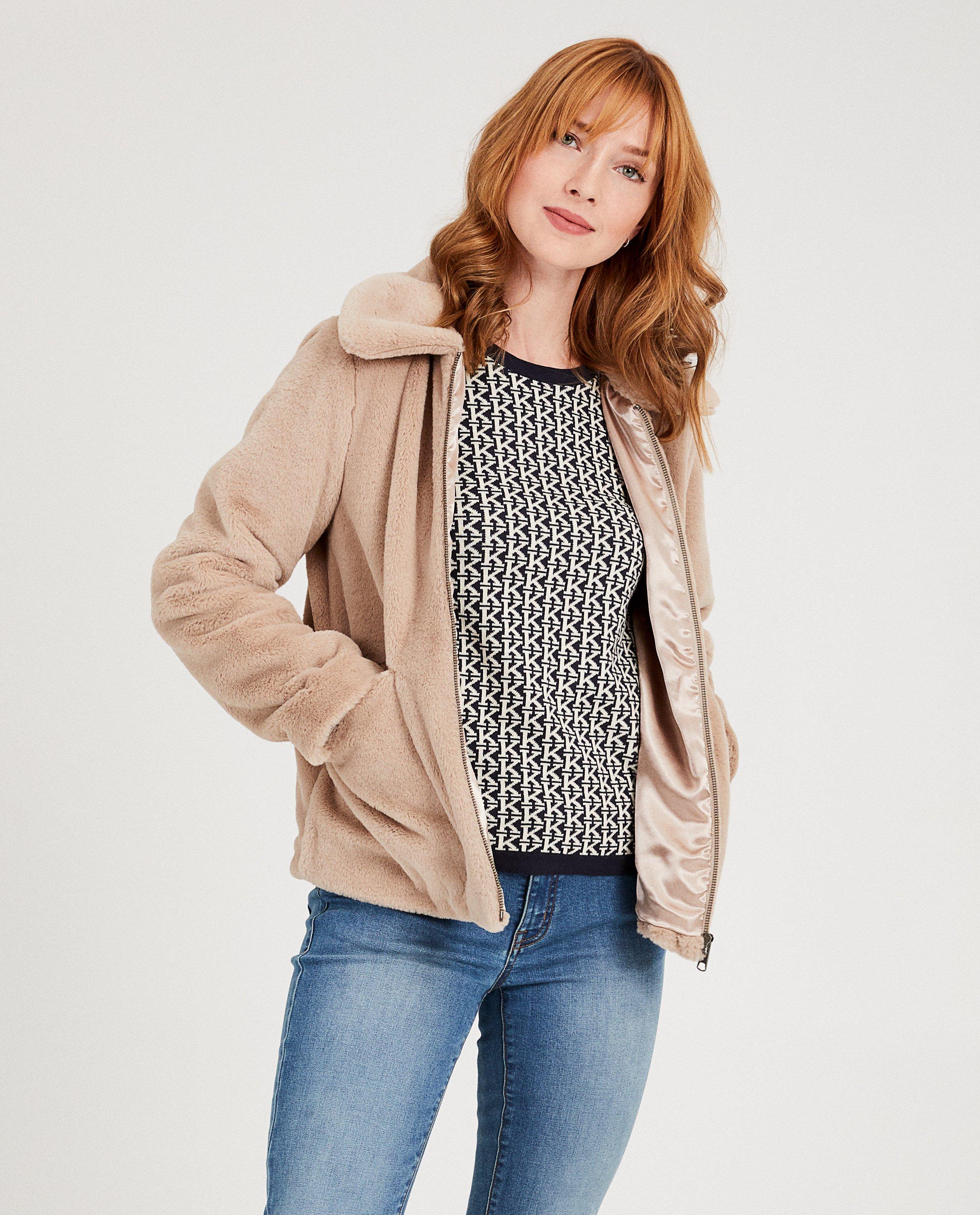 Poncho's en teddy's - Vest van faux fur Karen Damen
